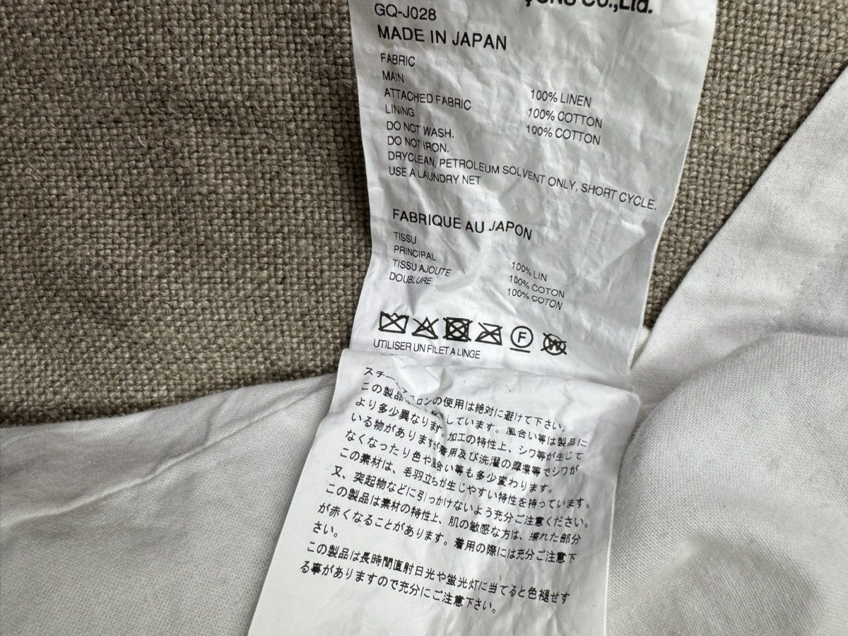 Comme des Garcons Comme des Garçons SS26 Deconstructed Lace Panel Linen Blazer Size US S / EU 44-46 / 1 - 18 Thumbnail
