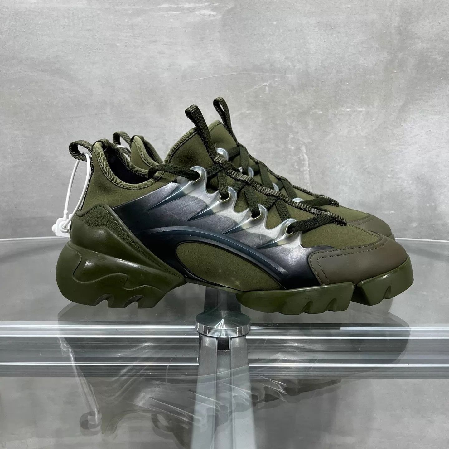 Dior Dior D-Connect Dad Shoe Military Green 36.5 Size US 6 / IT 36 - 4 Thumbnail
