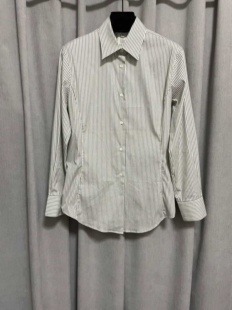 Loro Piana Loro piana Cotton striped business shirt 2506-Nextarrow Size M / US 6-8 / IT 42-44 - 1 Thumbnail