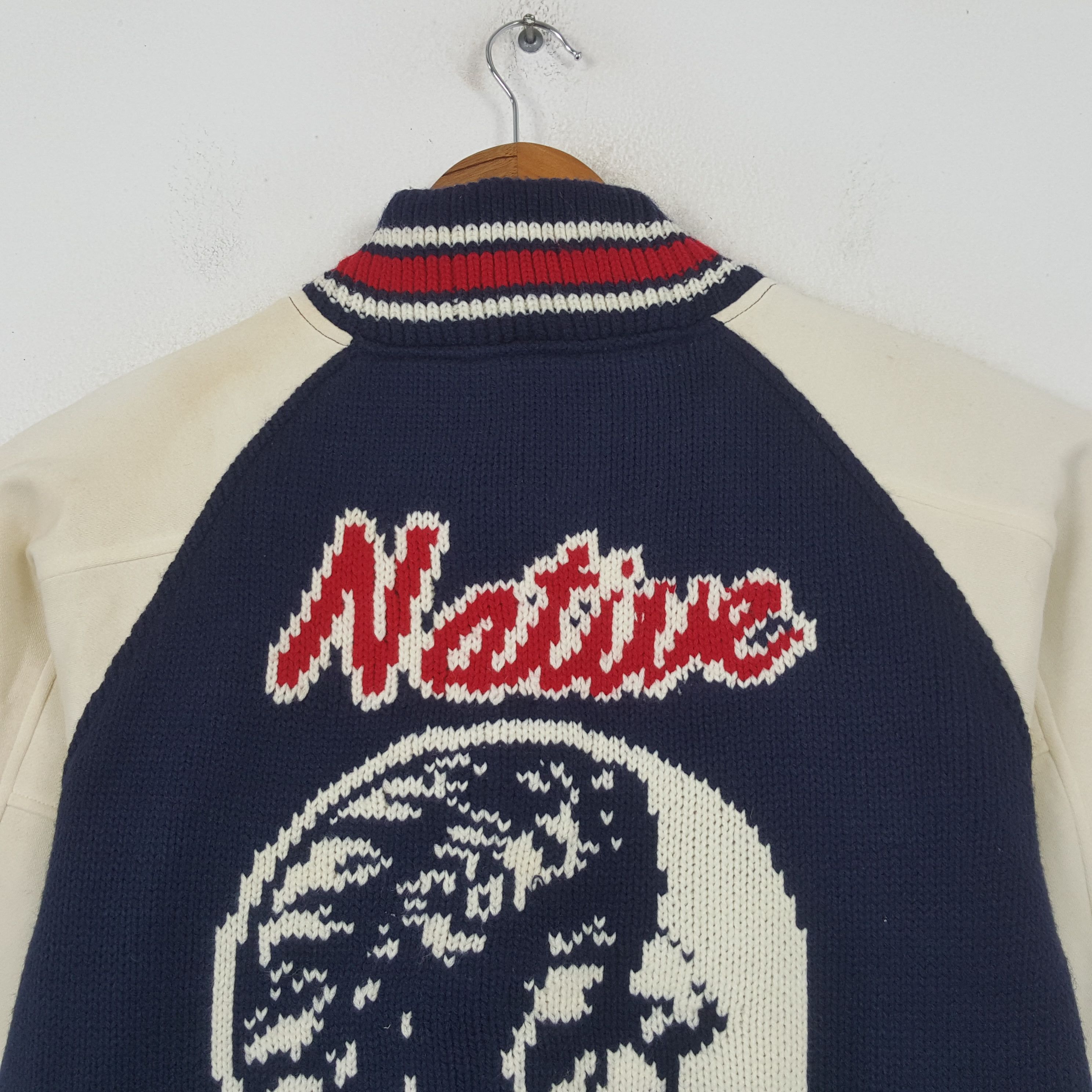 Vintage Vintage Native American Streetwear Style Varsity Jacket RR23 Size US M / EU 48-50 / 2 - 2 Thumbnail