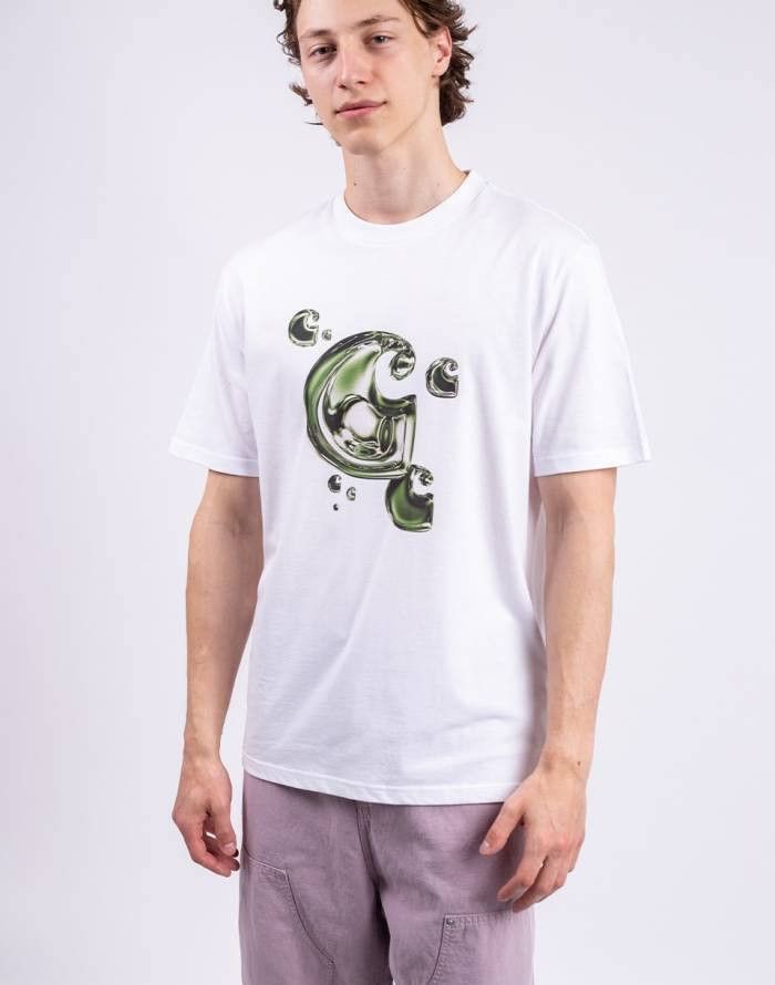 Carhartt Carhartt Big Logo T-Shirt White | NWT Mens L Size US L / EU 52-54 / 3 - 7 Thumbnail