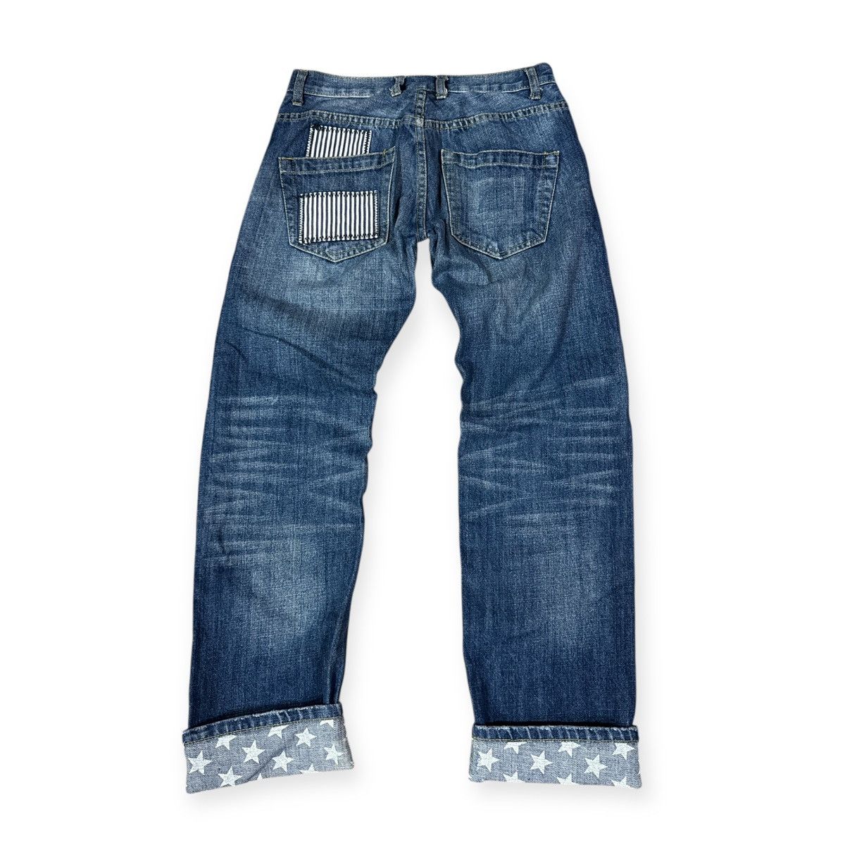 If Six Was Nine JAPANESE BRAND BORO STYLE PATCHWORKS JEANS Size US 30 / EU 46 - 6 Thumbnail