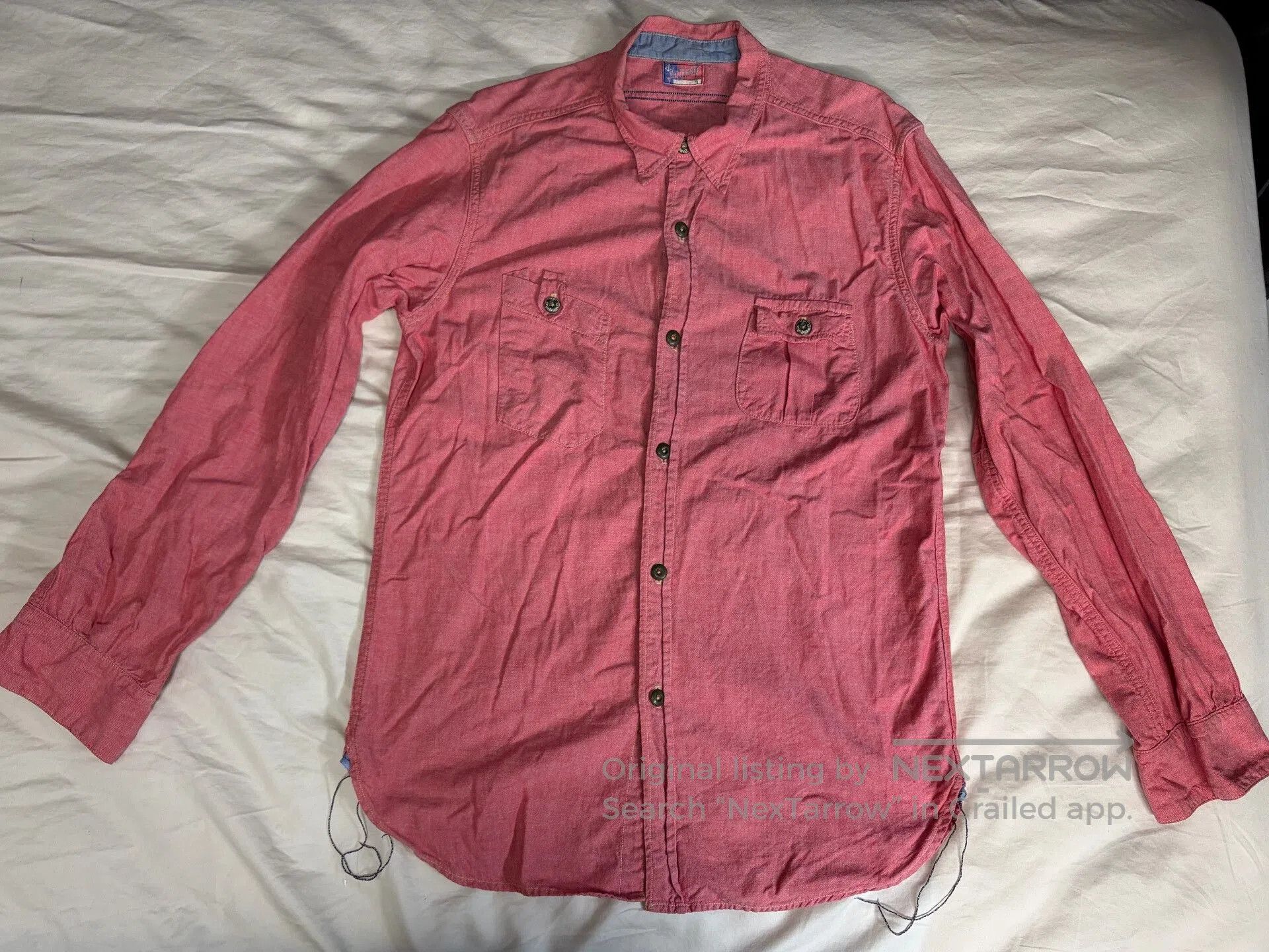 Mister Freedom Mister Freedom Early Shirt in Deep Red. Size US M / EU 48-50 / 2 - 1 Thumbnail