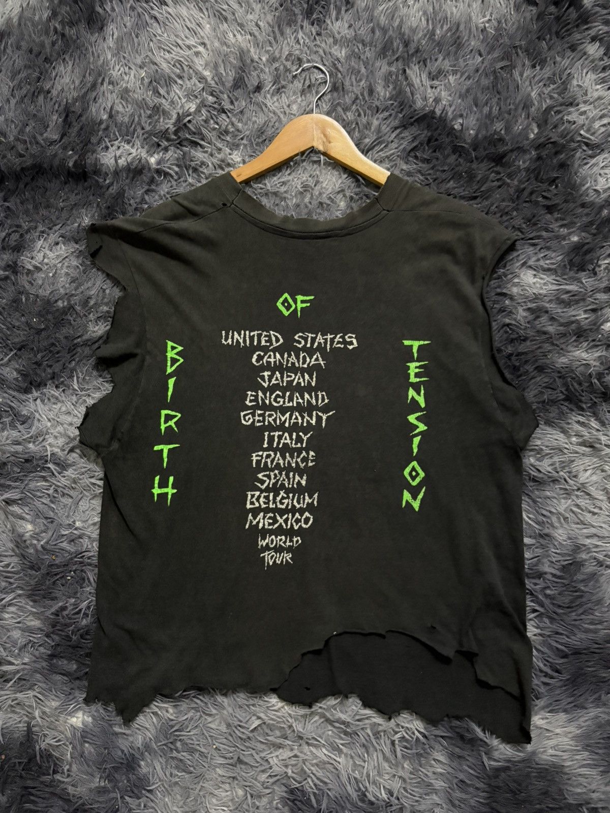 Vintage 🔥HOT🔥VINTAGE DISTRESSED 90's OVERKILL TOUR TEE Size US M / EU 48-50 / 2 - 5 Thumbnail