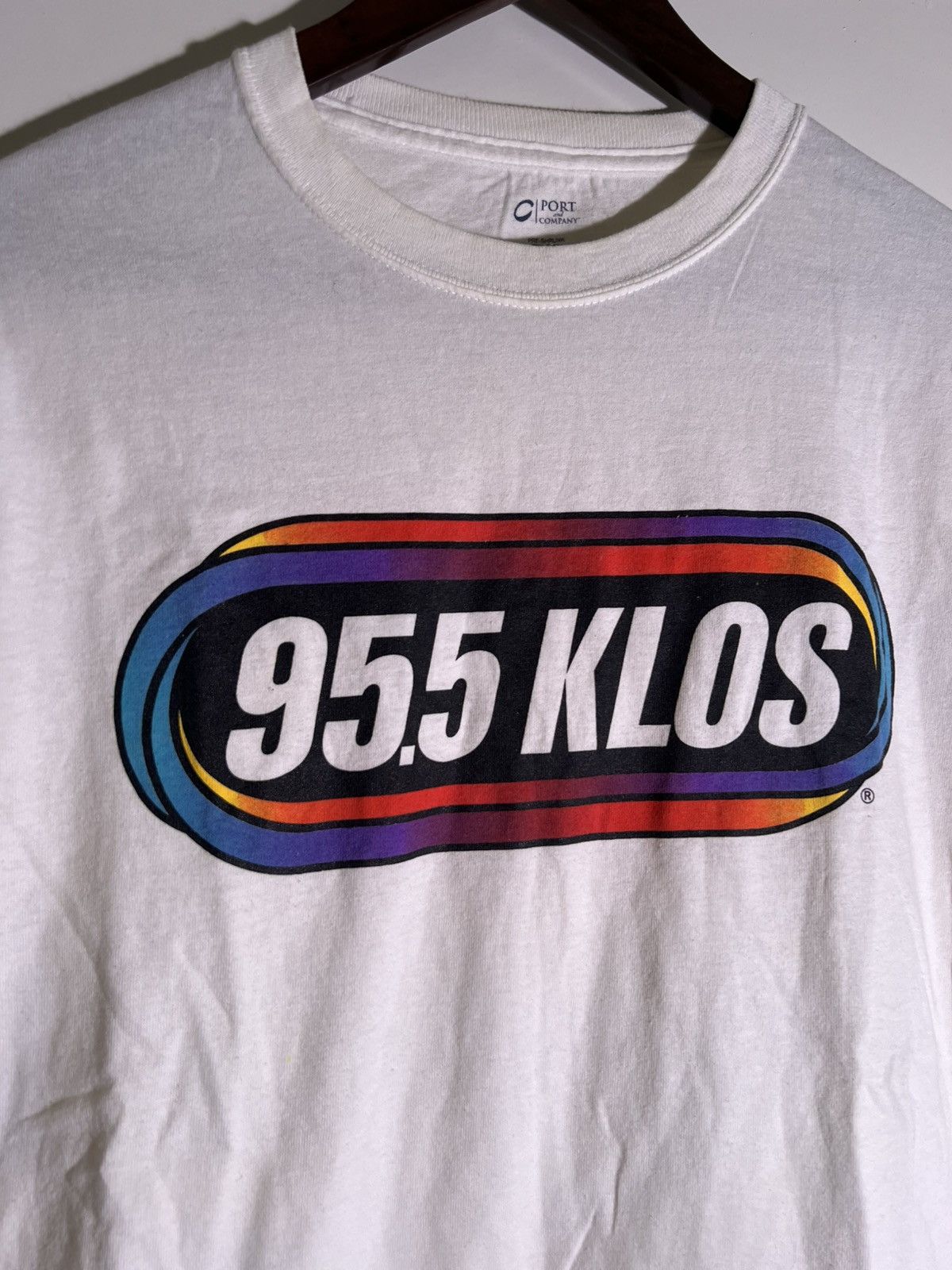 Vintage Y2K 2000’s VTG Vintage 95.5 KLOS Radio Station Retro T Shirt Size US M / EU 48-50 / 2 - 3 Thumbnail