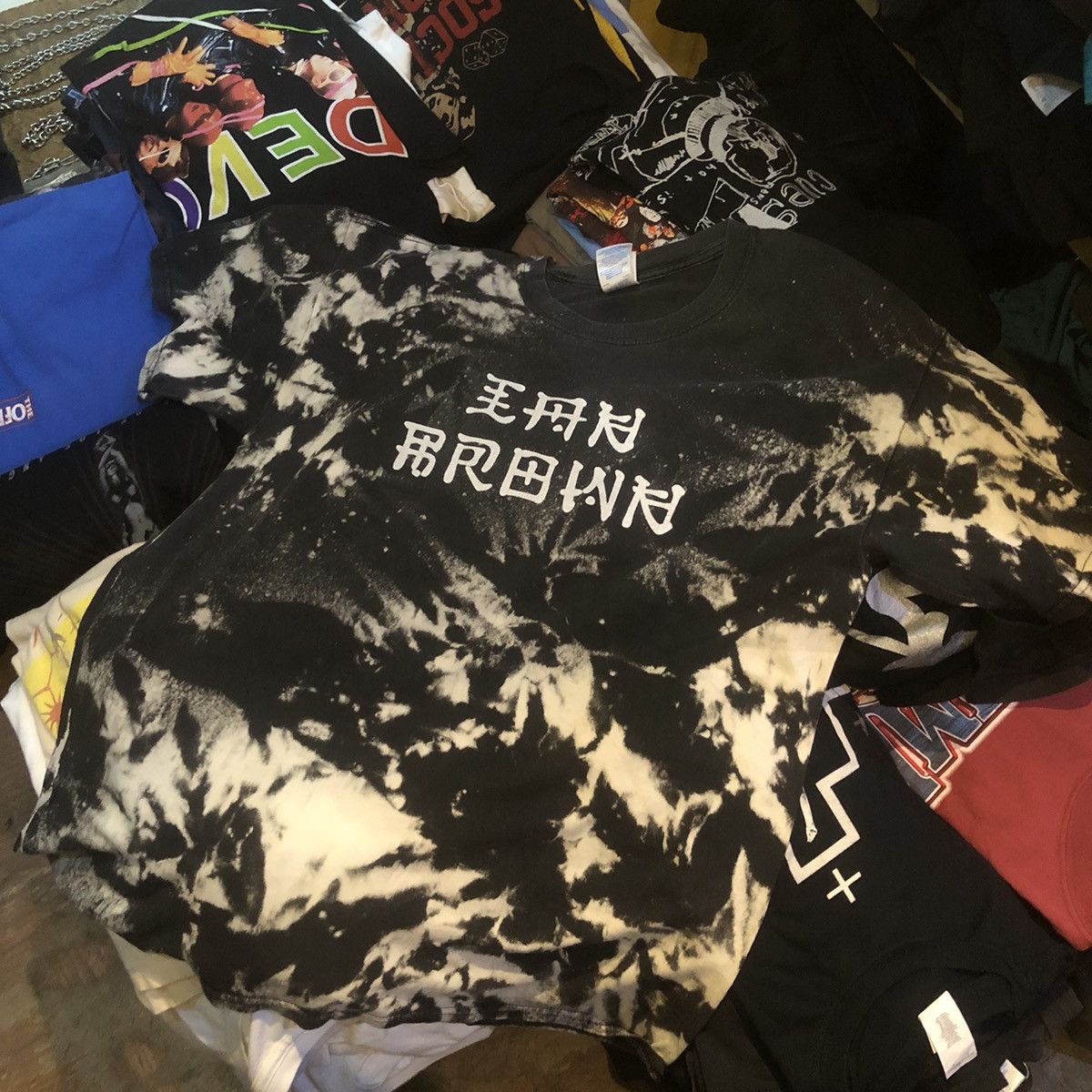 Band Tees × Gildan 2004 Tie Dye handmade Ian Brown Size US L / EU 52-54 / 3 - 1 Thumbnail