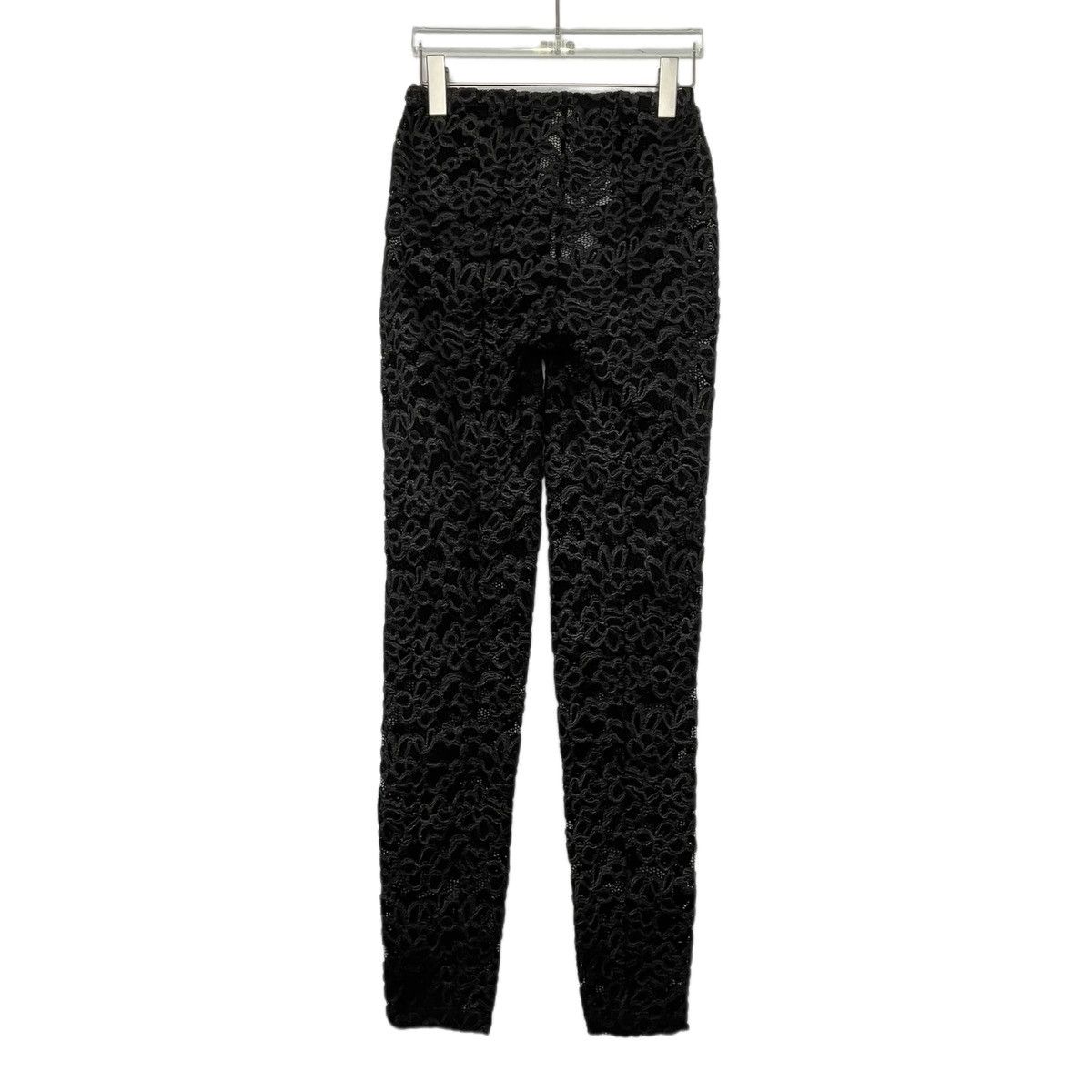 Louis Vuitton Louis Vuitton Black Hollow-out Casual Pants K26WX Size 26" / US 2 / IT 38 - 2 Thumbnail