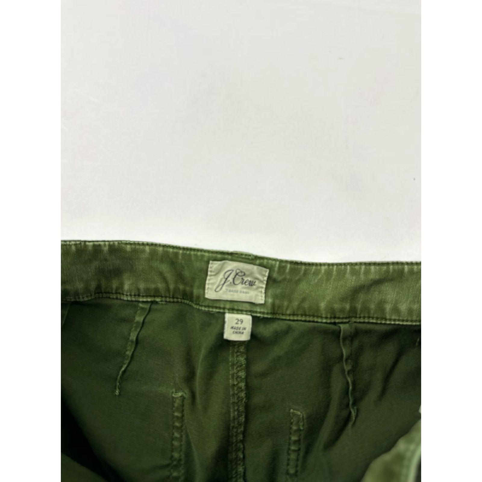 J.Crew J.CREW Jeans Women 29 Green Denim Mid Rise Skinny Pockets Zip Button Inseam 27" Regular 90s? No, keep generic Size 29" - 5 Thumbnail