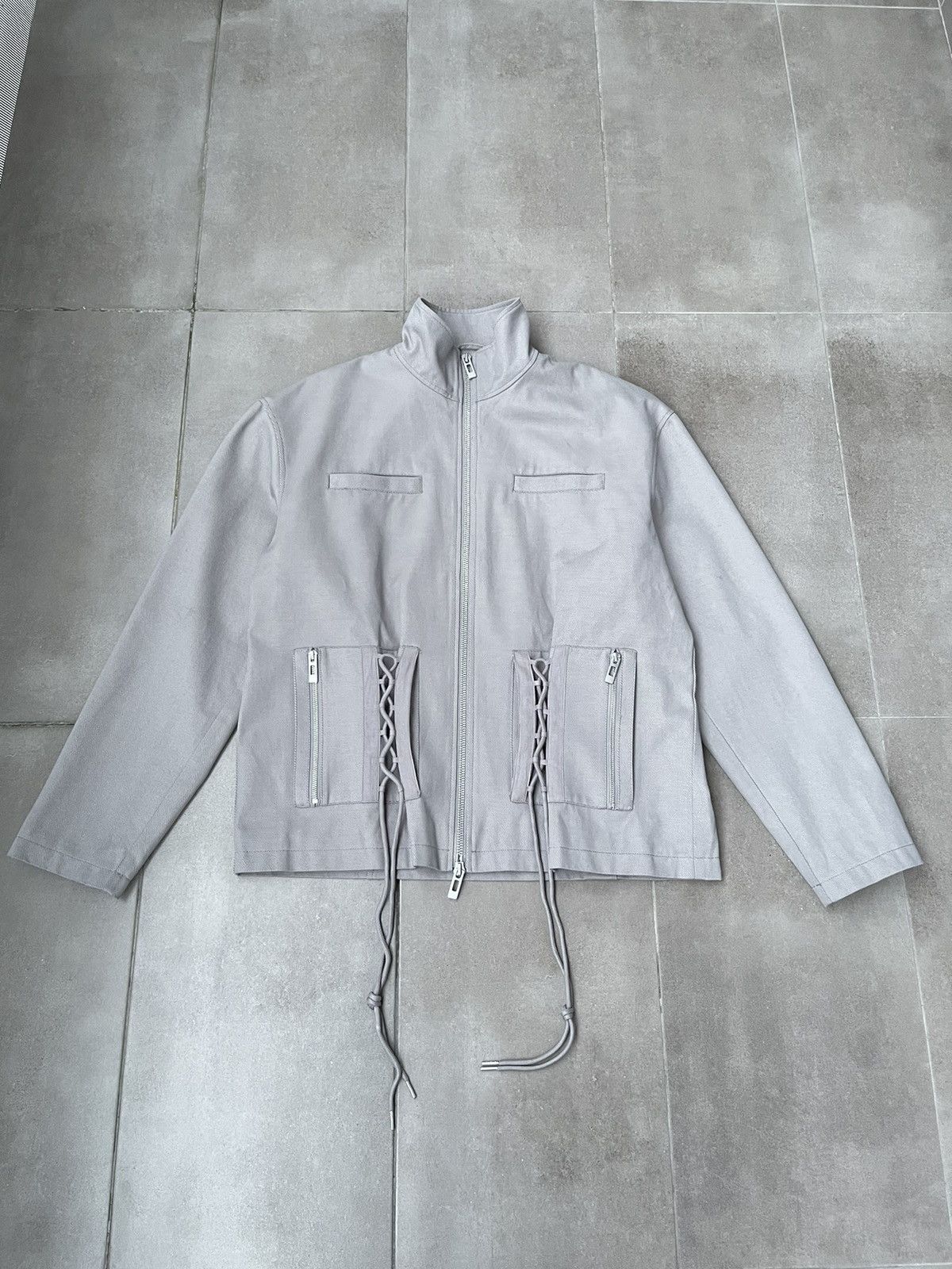 Han Kjobenhavn !DS! FW22 Han Kjobenhavn Cotton Cargo Grey Laced Jacket Size US M / EU 48-50 / 2 - 10 Thumbnail