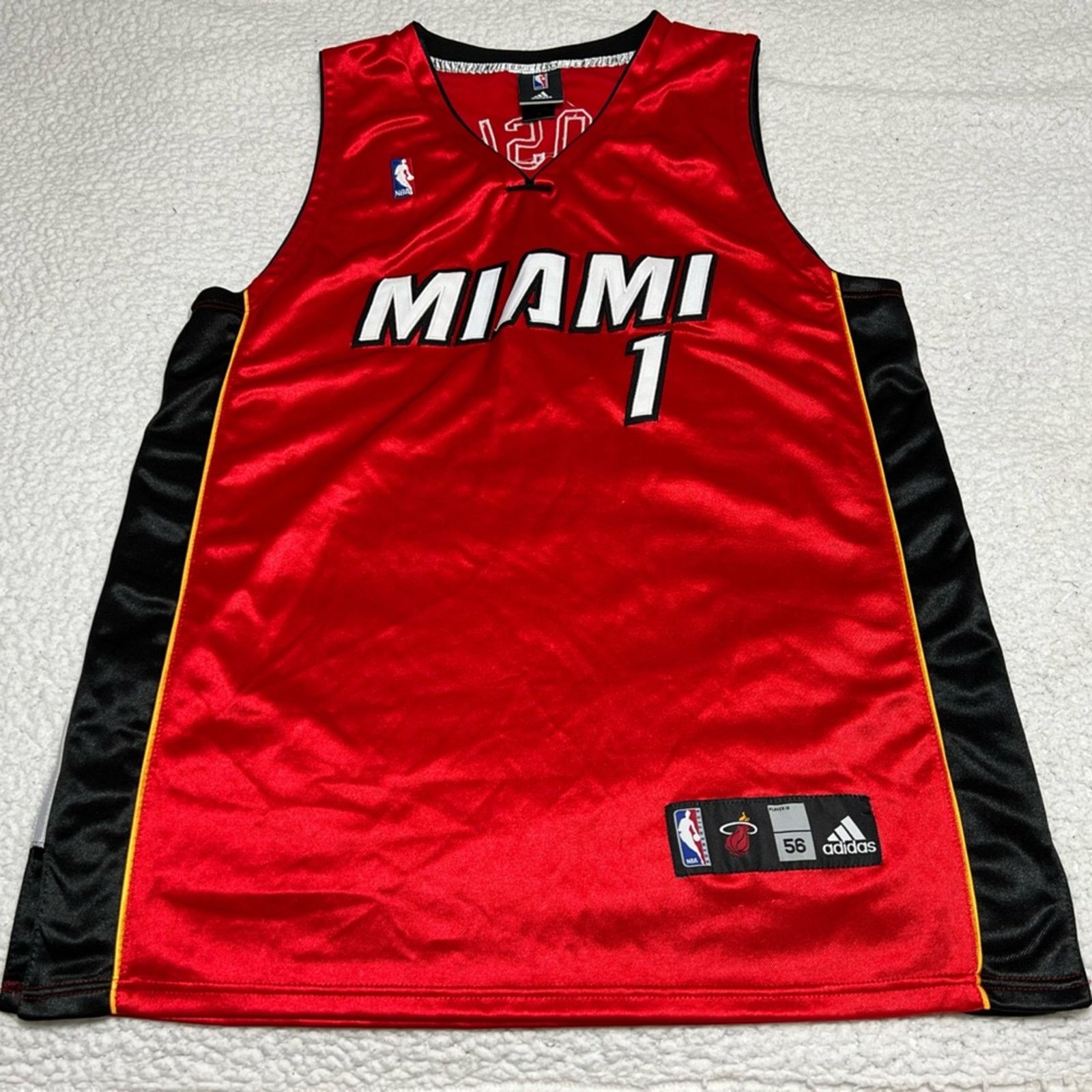 Adidas Adidas Chris Bosh Miami Heat Swingman Jersey Size 56 CLEAN Size US XXL / EU 58 / 5 - 3 Thumbnail
