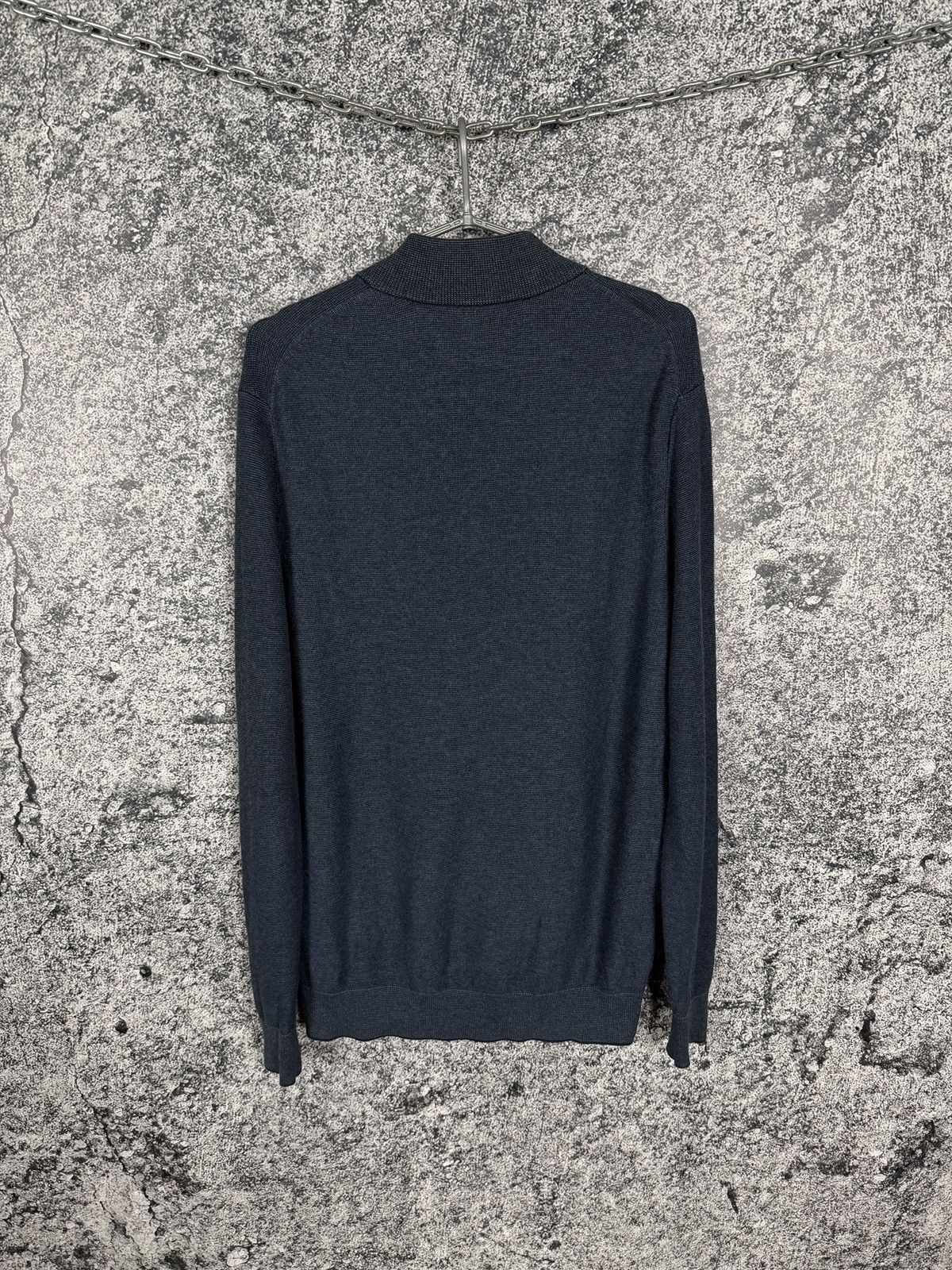 Hackett Hackett London Full Zip Pullover Cotton Wool Jumper Size L Size US L / EU 52-54 / 3 - 10 Thumbnail