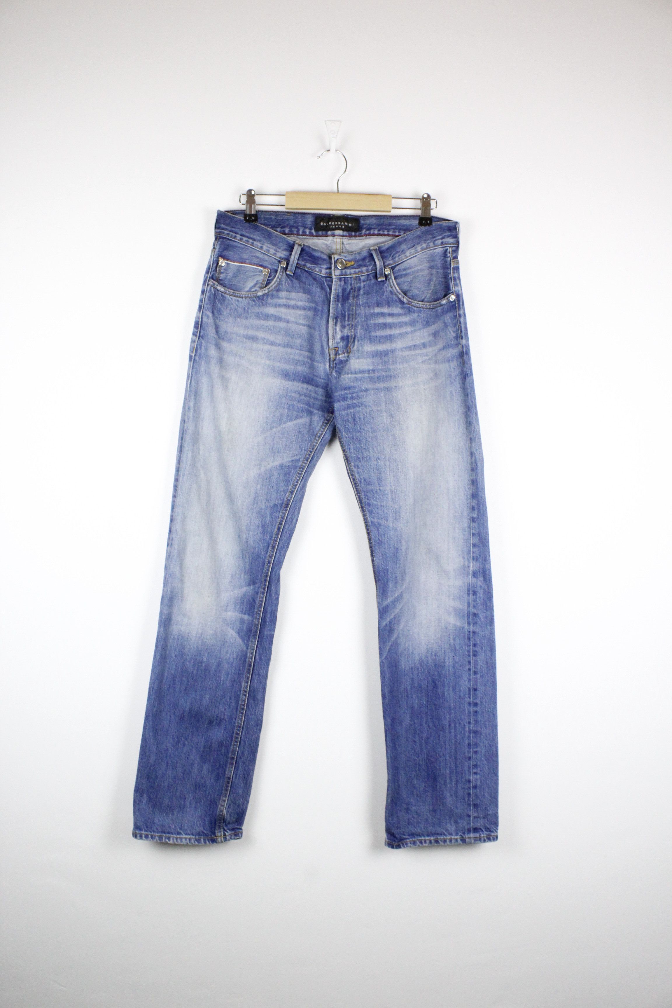 Baldessarini × Self Edge Baldessarini Washed Blue Jeans Selvedge Denim Pants Size US 33 - 11 Thumbnail