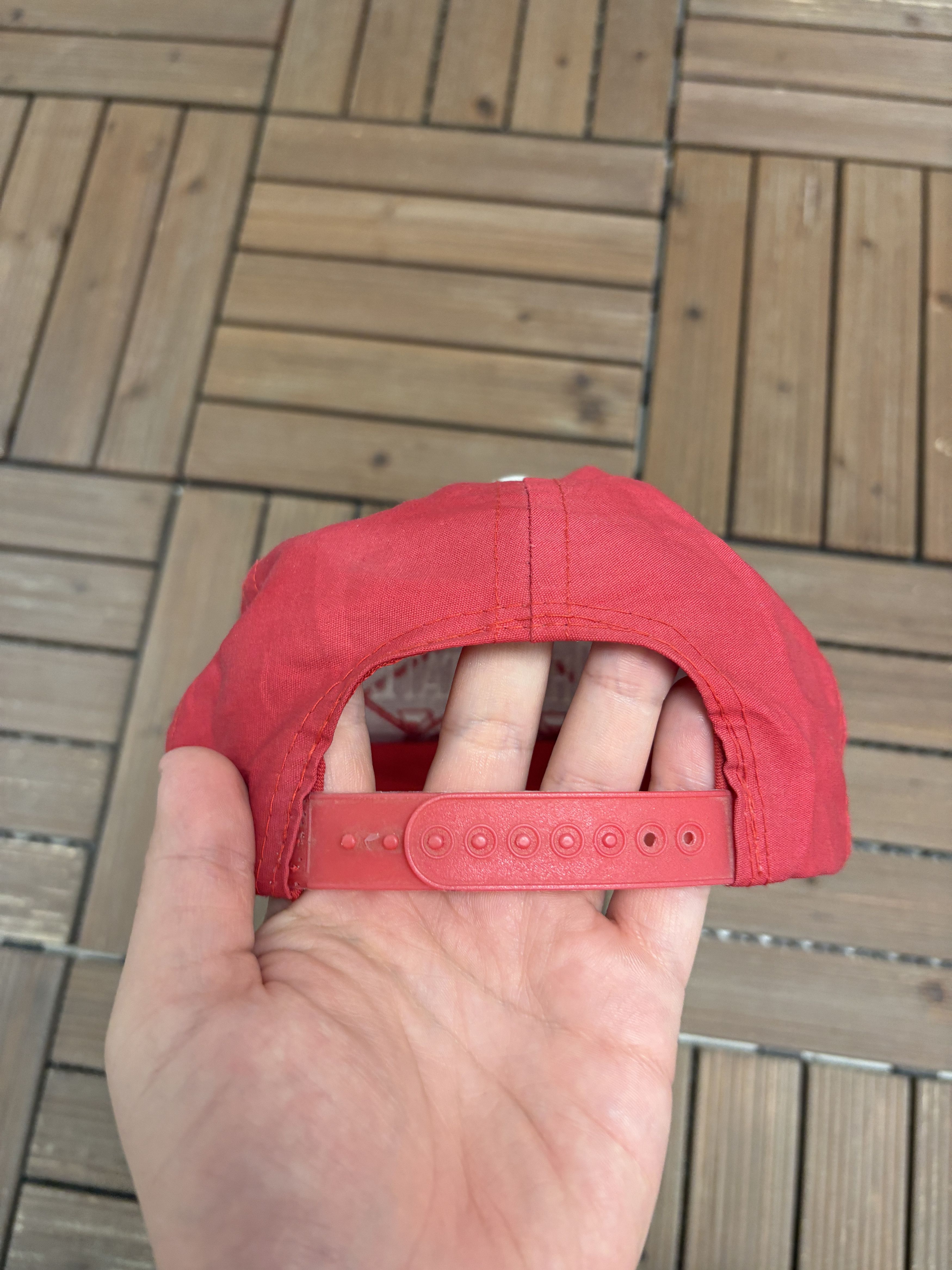 Vintage Ohio State Buckeyes Vintage Red Snap Back Hat Cap Size ONE SIZE - 5 Thumbnail