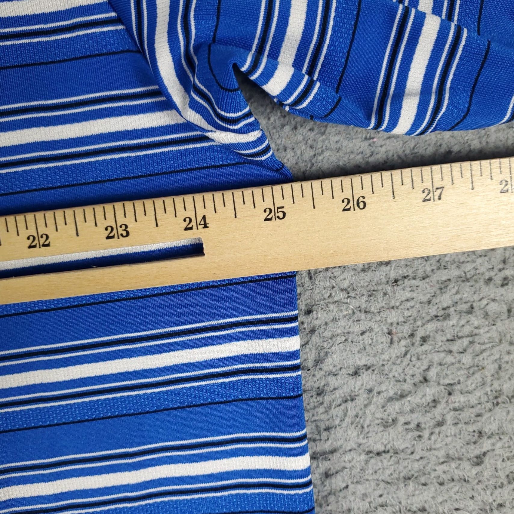 Under Armour Under Armour Polo Shirt Mens XL Blue Striped Golf Casual Short Sleeve Polo Shirt Mens XL Blue Striped Golf Sports Shirt Size US XL / EU 56 / 4 - 5 Thumbnail
