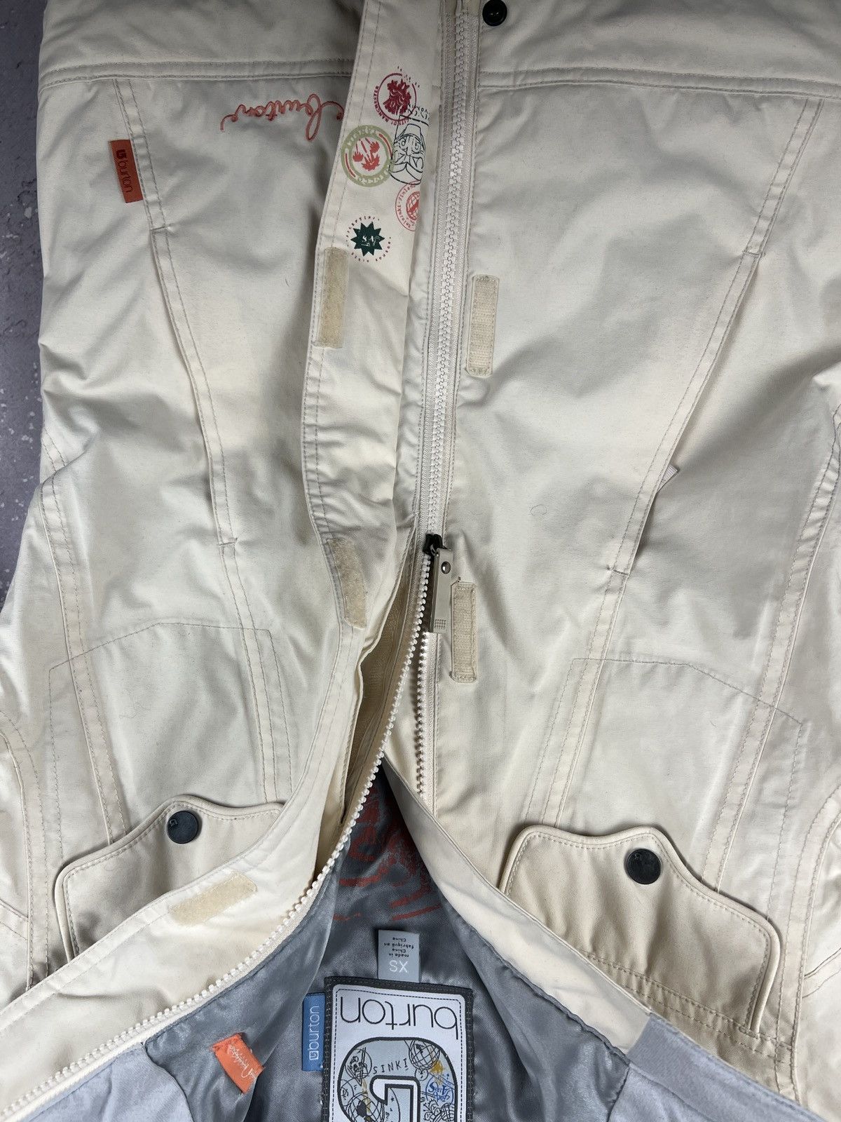 Burton Vintage Burton Ski Snowboard Winter Jacket Womens XS Beige Size XS / US 0-2 / IT 36-38 - 5 Thumbnail