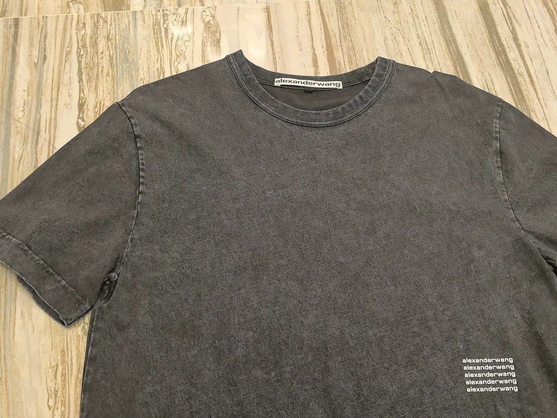 Alexander Wang Alexanderwang Short Sleeve T-Shirt- Size M / US 6-8 / IT 42-44 - 4 Thumbnail