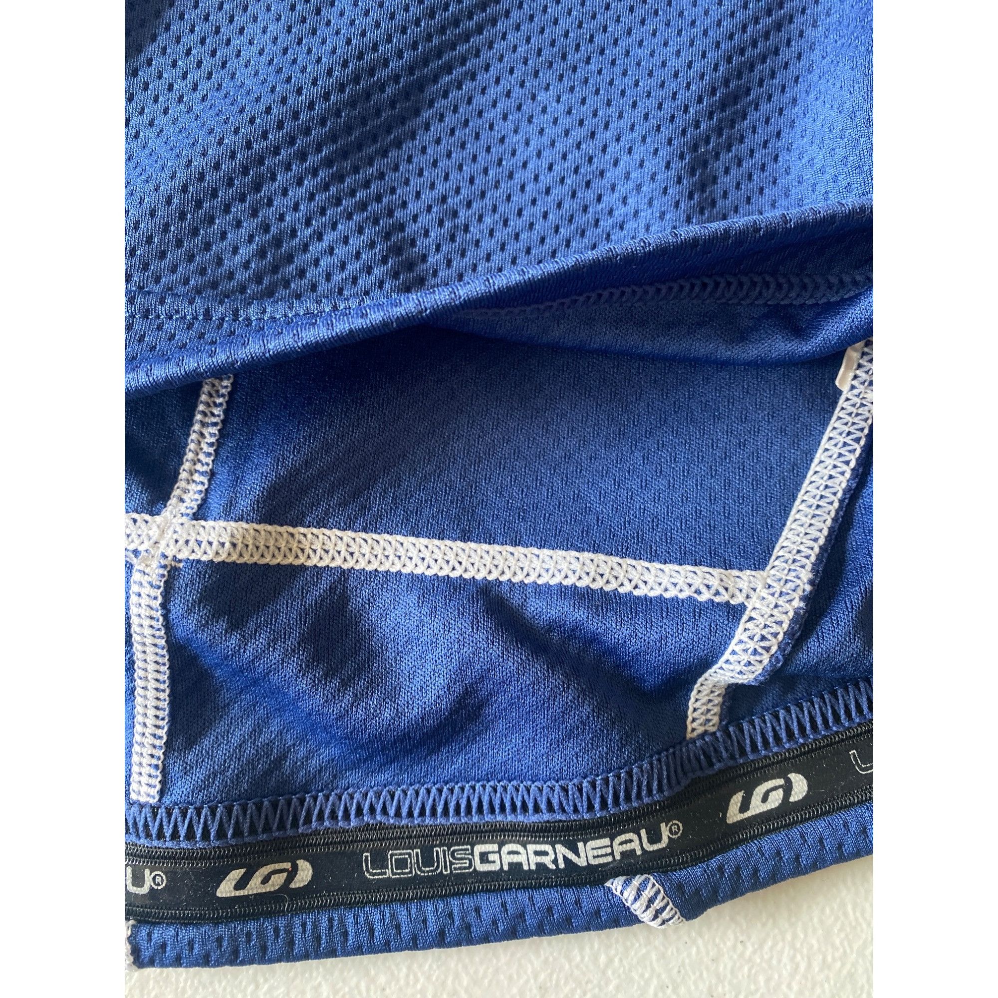 Other Louis Garneau Cycling Jersey Men’s XL Blue/White Full Zip Sh Size US XL / EU 56 / 4 - 8 Thumbnail