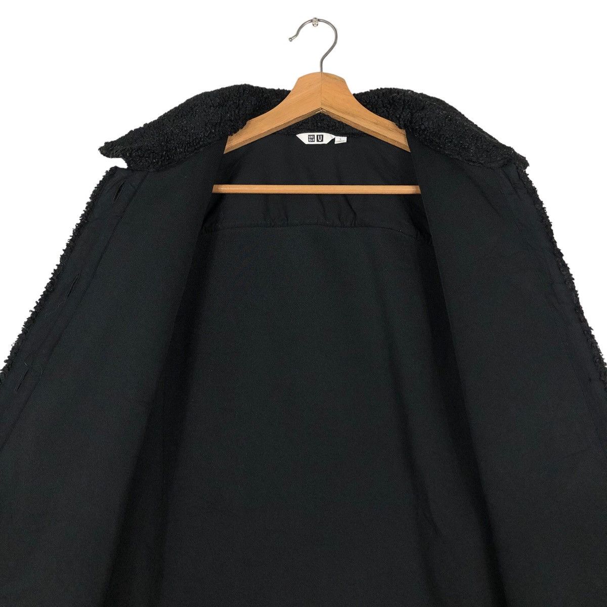 Japanese Brand 🔥Rich Black Vintage Button Jacket Work Uniqlo Undercover Size US L / EU 52-54 / 3 - 14 Thumbnail