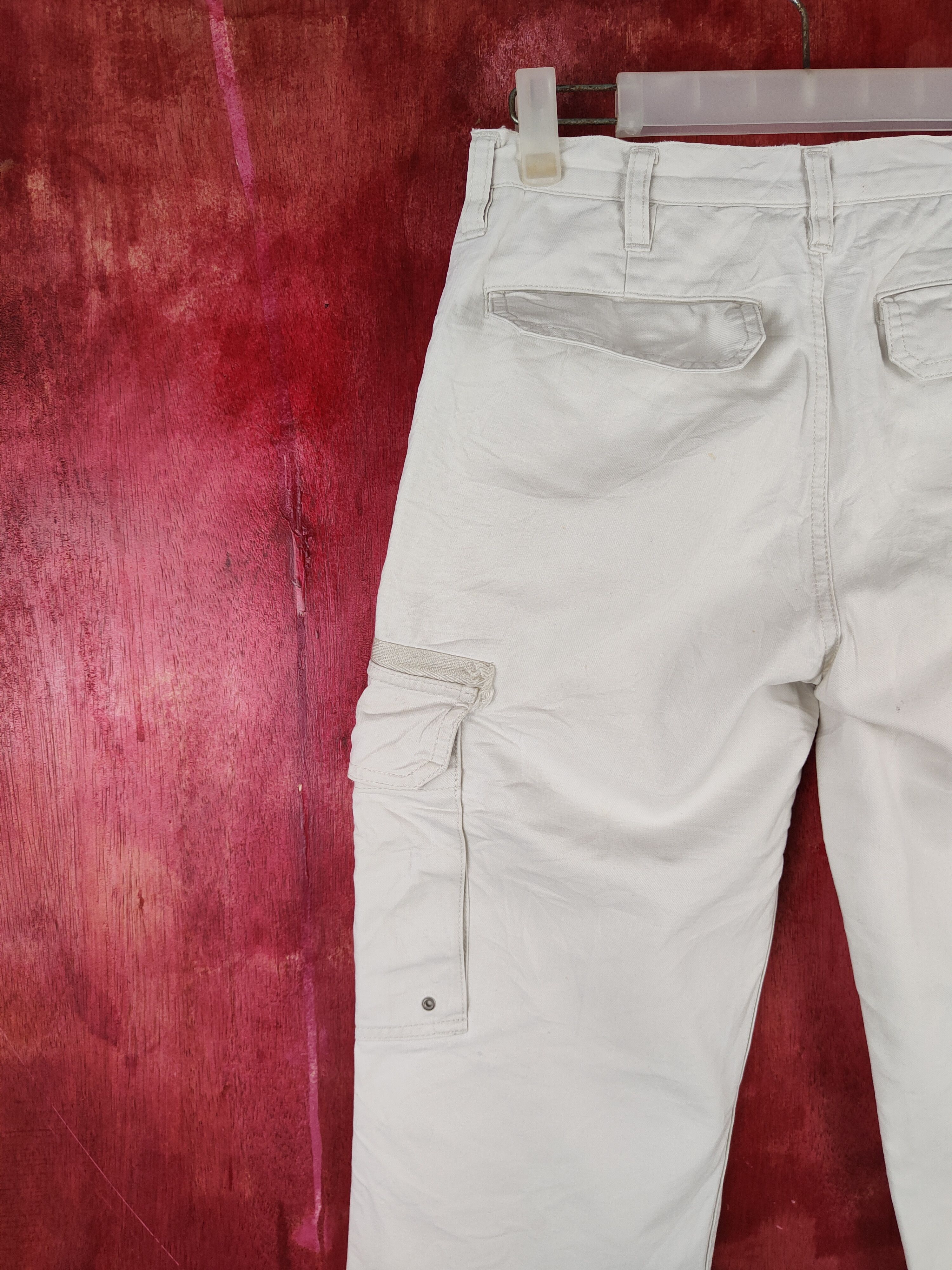 Japanese Brand × Uniqlo Uniqlo White Multipocket Tactical Cargo Pants #S1283 Size US 29 - 9 Thumbnail