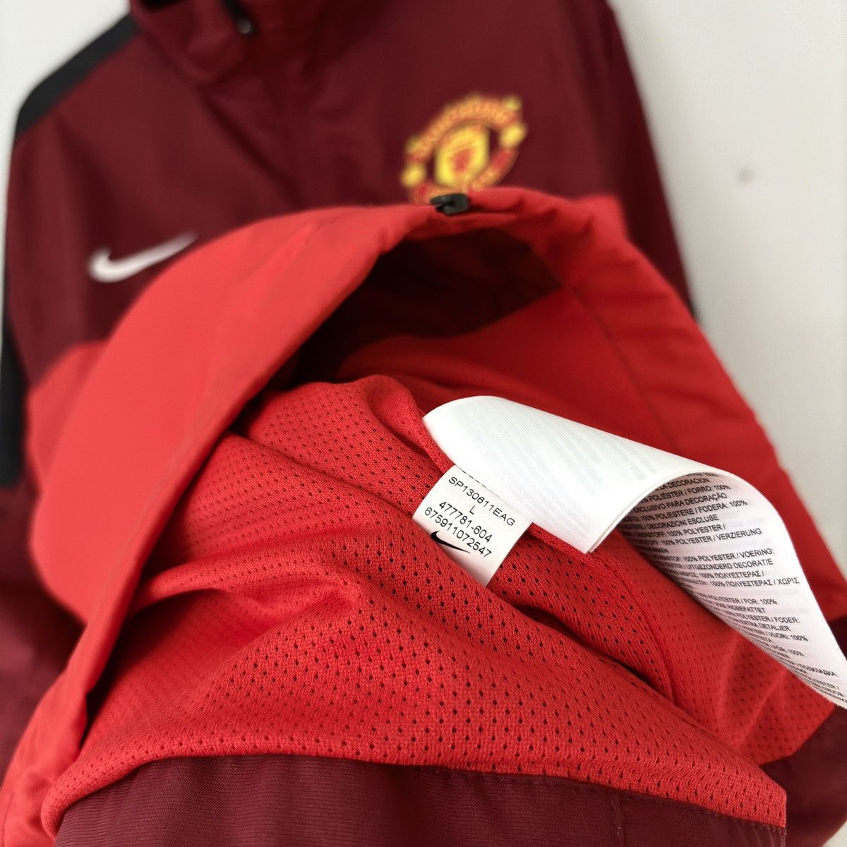Nike × Vintage 2010 2011 Manchester United Nike DHL Vintage Soccer Jacket L Size US L / EU 52-54 / 3 - 5 Thumbnail