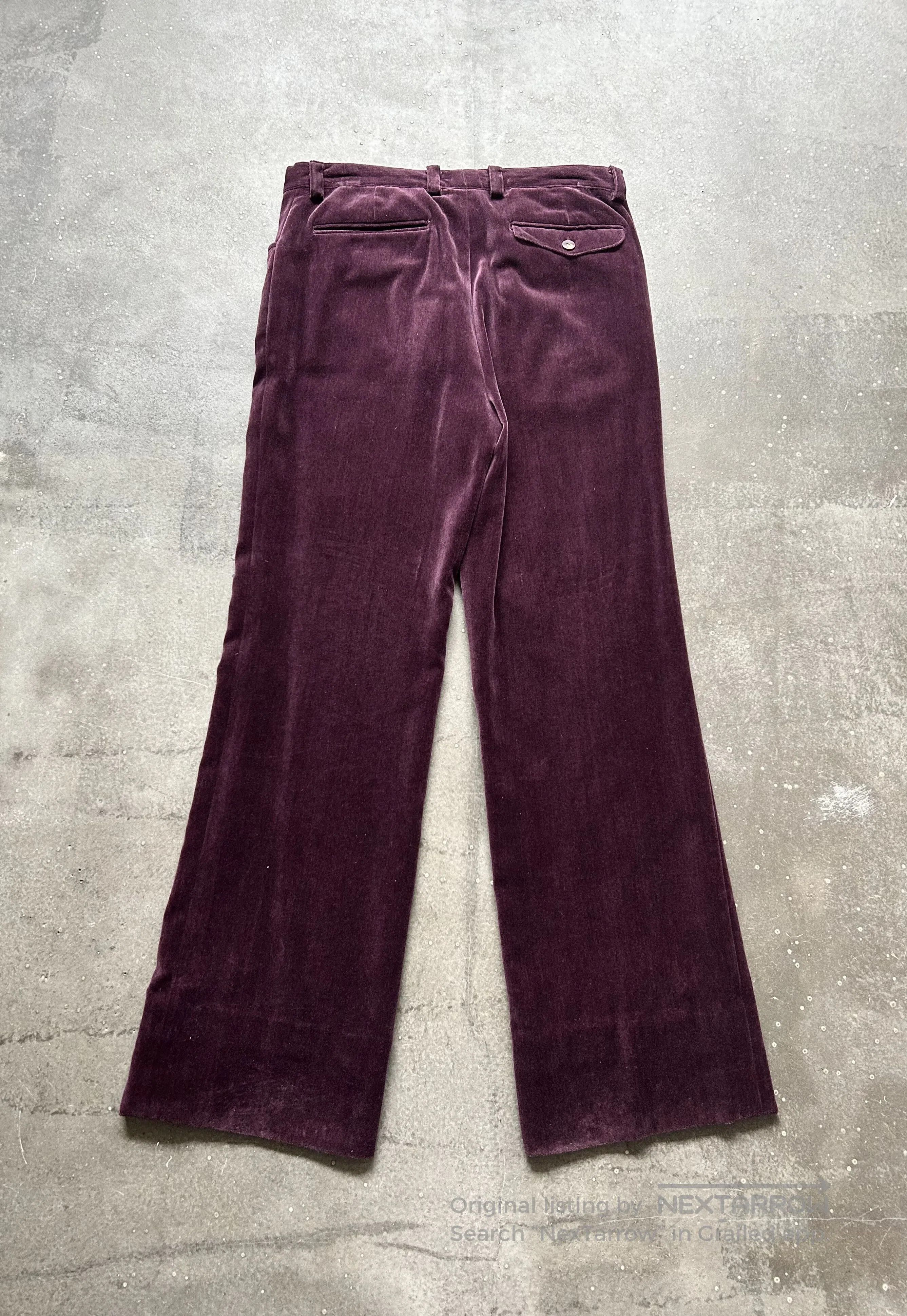 Japanese Brand burgundy notch lapel suit set. Size US M / EU 48-50 / 2 - 6 Thumbnail