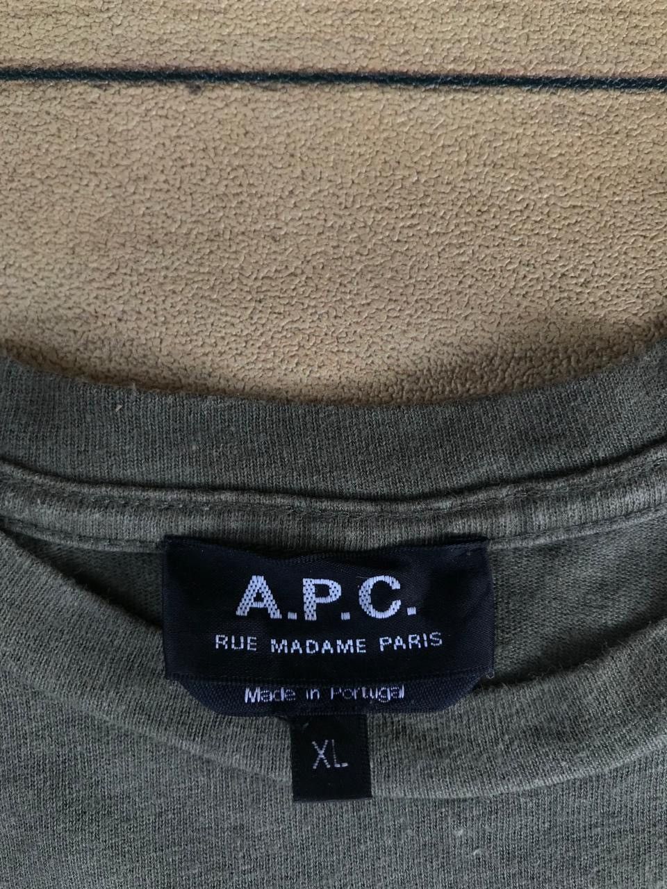 A.P.C. A.P.C. Big logo tee Size US XL / EU 56 / 4 - 3 Thumbnail