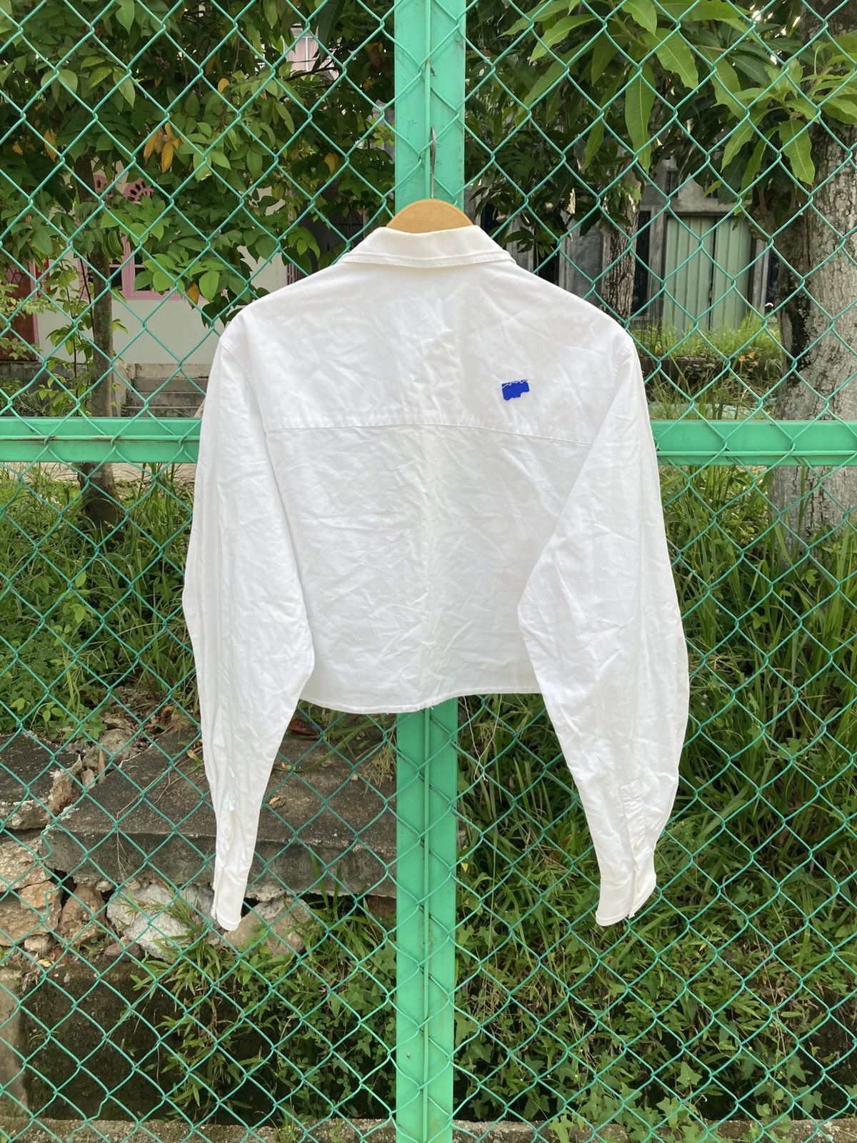 Ader Error Ader Error FW21 Cropped Cotton Shirt Size US XL / EU 56 / 4 - 3 Thumbnail