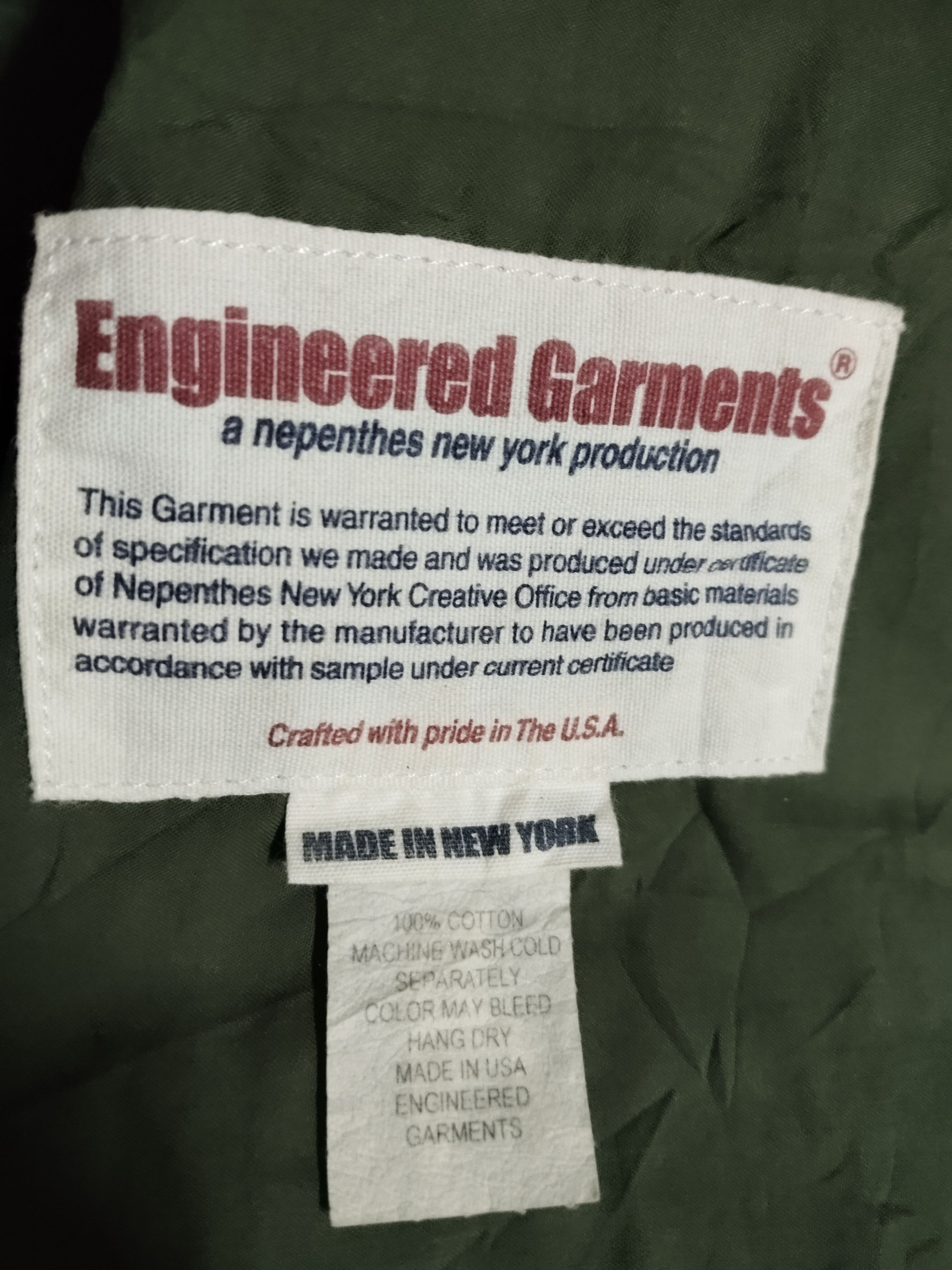 Engineered Garments ENGINEERED GARMENTS Green Army Flannel Size US M / EU 48-50 / 2 - 11 Thumbnail