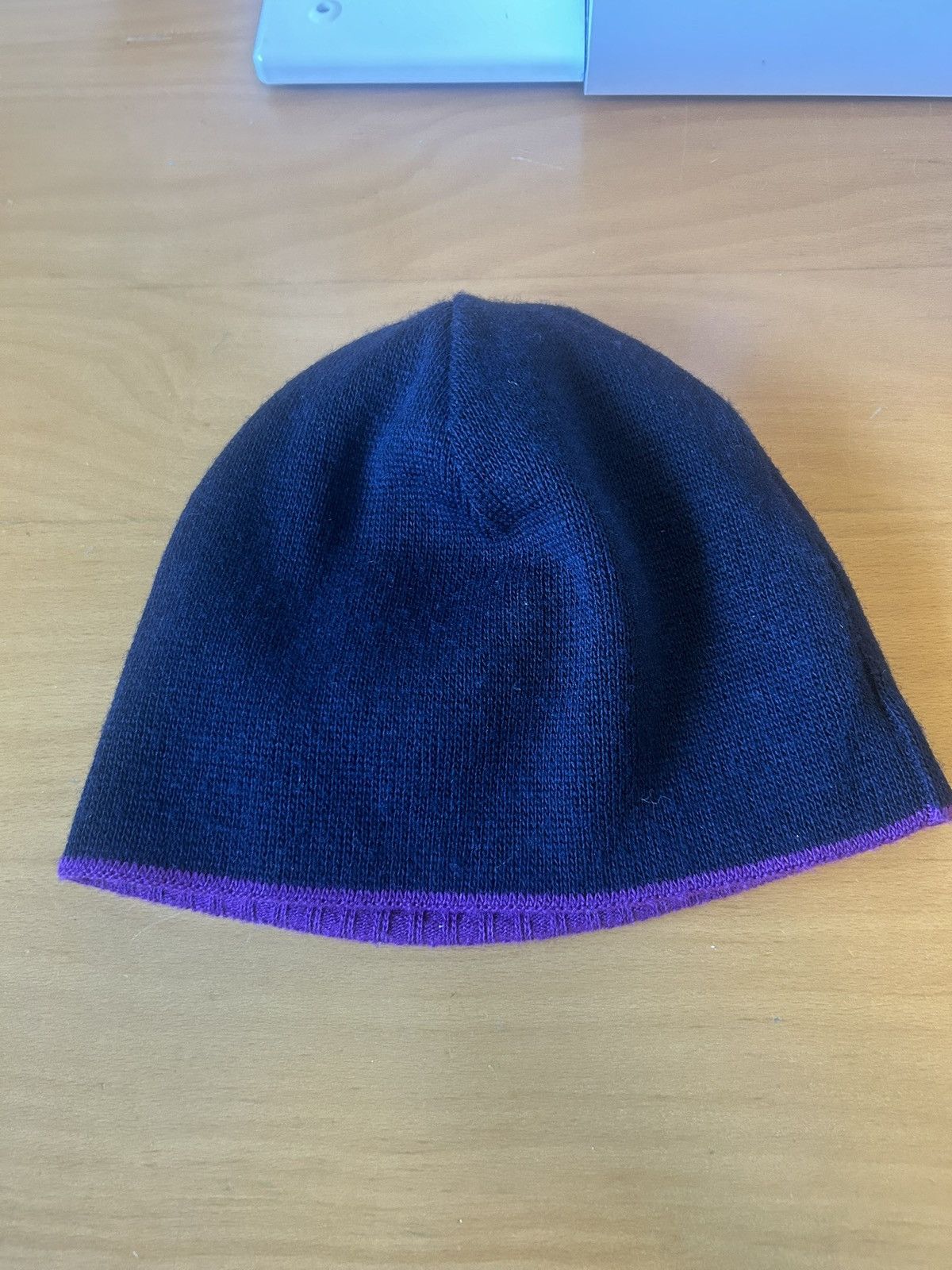 Lacoste Vintage Lacoste wool reversible beanie Size ONE SIZE - 4 Thumbnail