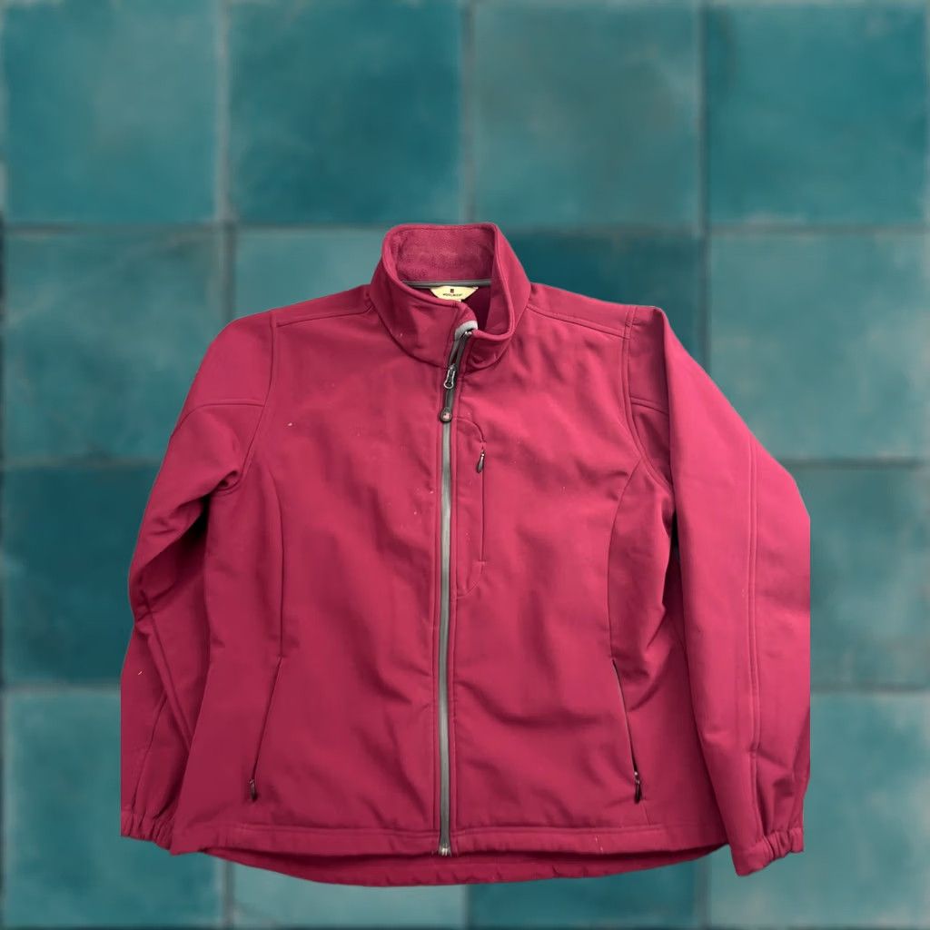 Vintage Woolrich Jacket Womens XL Pink Berry Softshell Full Zip Fleece Lined Outdoor Size XL / US 12-14 / IT 48-50 - 1 Thumbnail