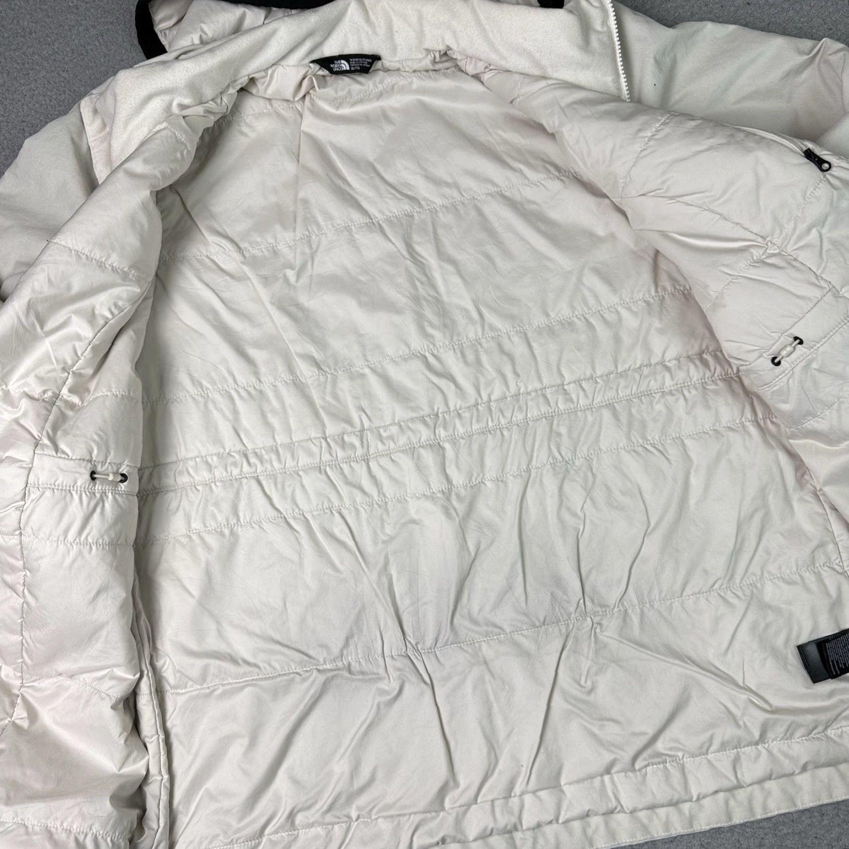 The North Face The North Face Gabby Parka Coat Women XL White Antique White Insulated Hooded Pockets Zipped Pockets Logo Regular Size Outdoor Winter Size XL / US 12-14 / IT 48-50 - 5 Thumbnail
