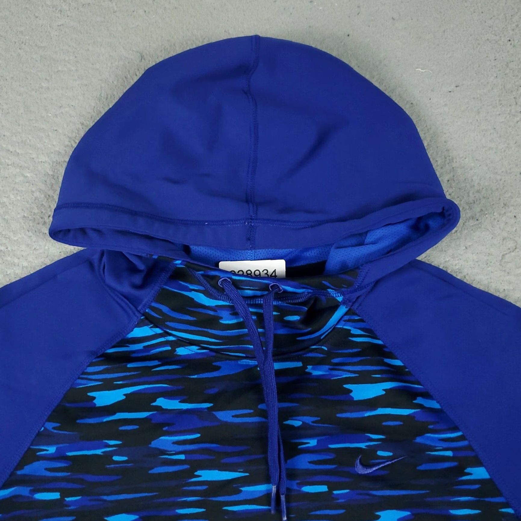 Nike Nike Sweater Womens Small Blue Swoosh Pullover Hoodie Sweatshirt Ladies Size S / US 4 / IT 40 - 3 Thumbnail
