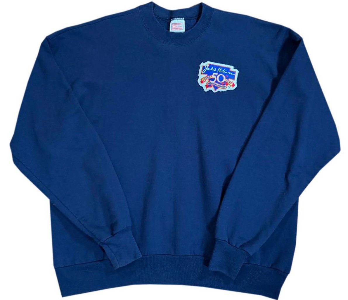 Vintage Jackie Robinson 50th Anniversary Crewneck Sweatshirt