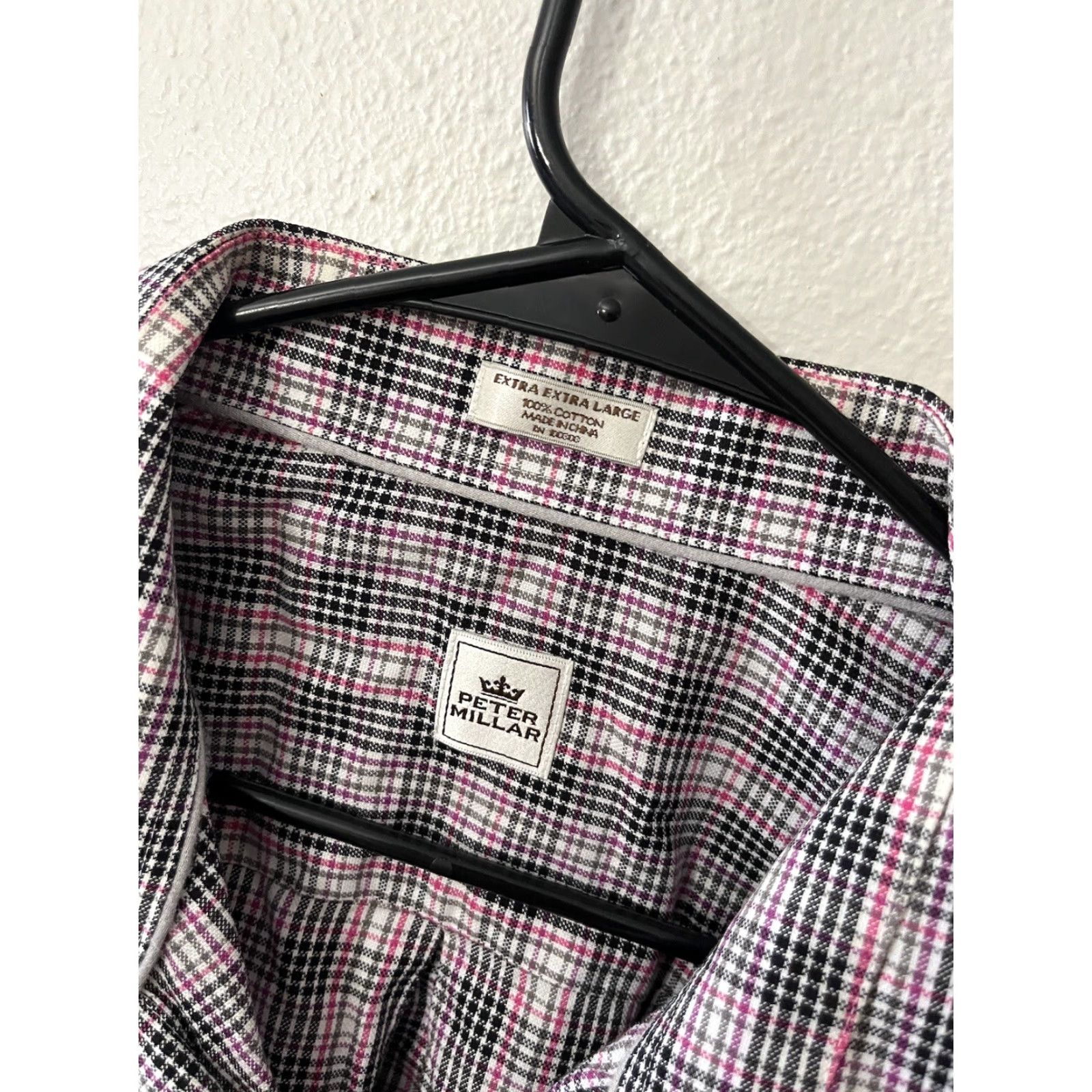 Peter Millar Peter Millar Shirt Long Sleeve Spread Collar Button-Up Dress Multicolor 2XL Mens Size 48R - 3 Thumbnail