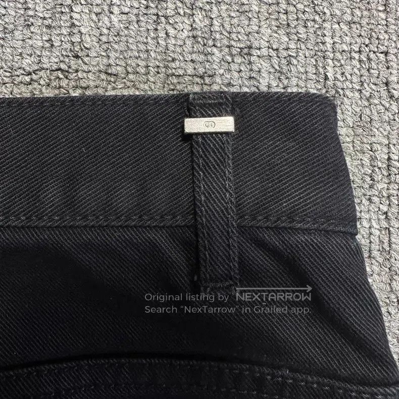 Dior Dior Black rotten destroyed jeans Size US 32 / EU 48 - 6 Thumbnail