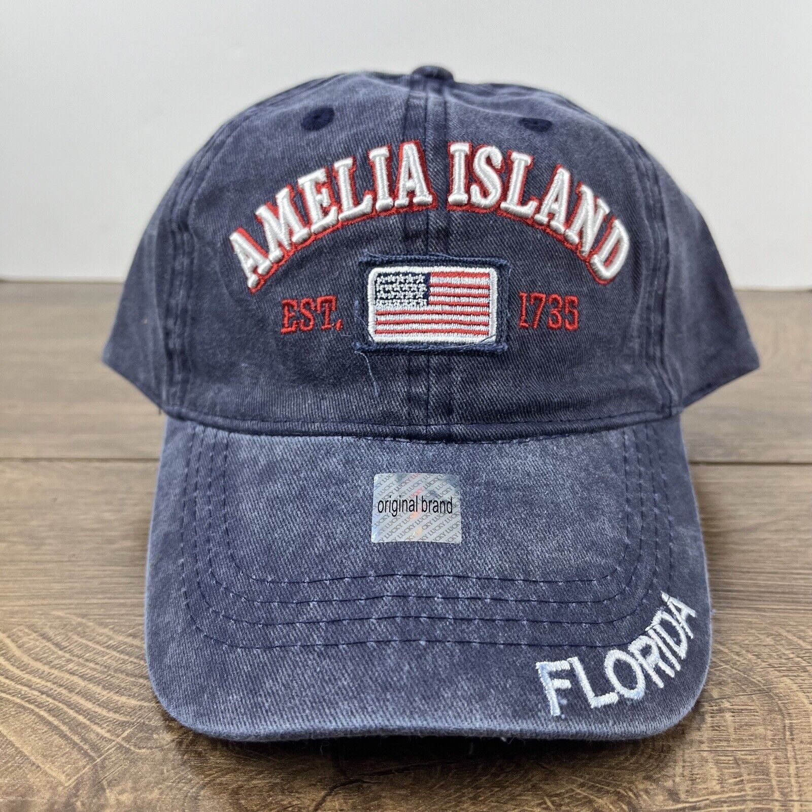 Other Amelia Island Florida Hat Amelia Island Blue Hat Adjustable Size ONE SIZE - 3 Thumbnail