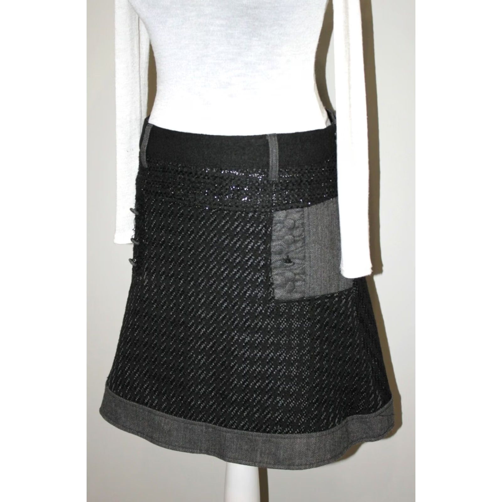 Desigual Desigual womens skirt Grey Size 40 Size 27" / US 4 / IT 40 - 2 Thumbnail