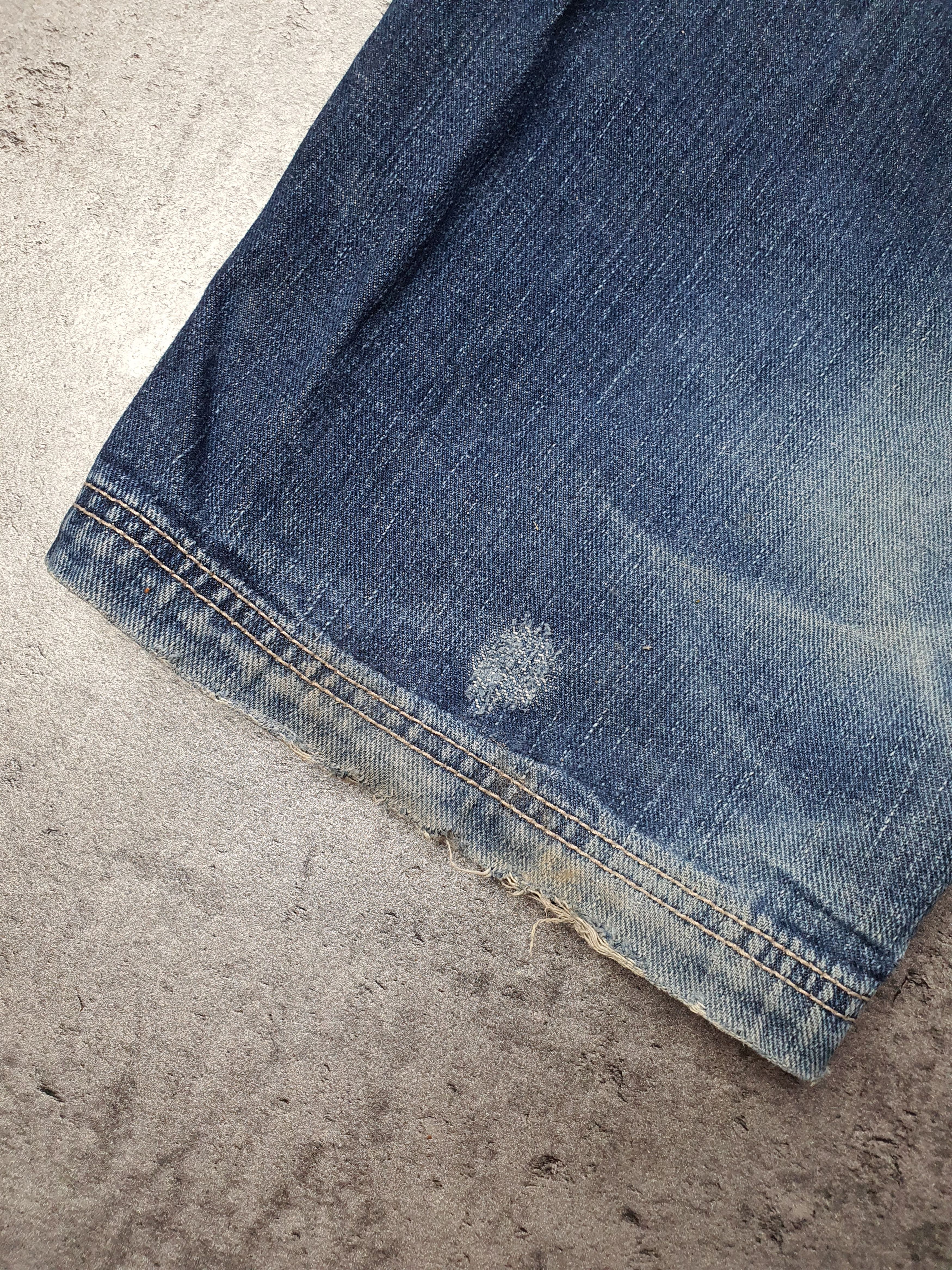 Japanese Brand × Pelle Pelle Vintage RAP pants Pelle Pelle denim baggy fit drill Size US 32 / EU 48 - 3 Thumbnail