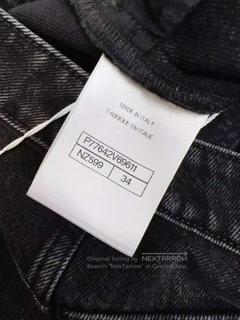 Chanel Chanel 24A Black Denim Jeans . Size US 34 / EU 50 - 6 Thumbnail