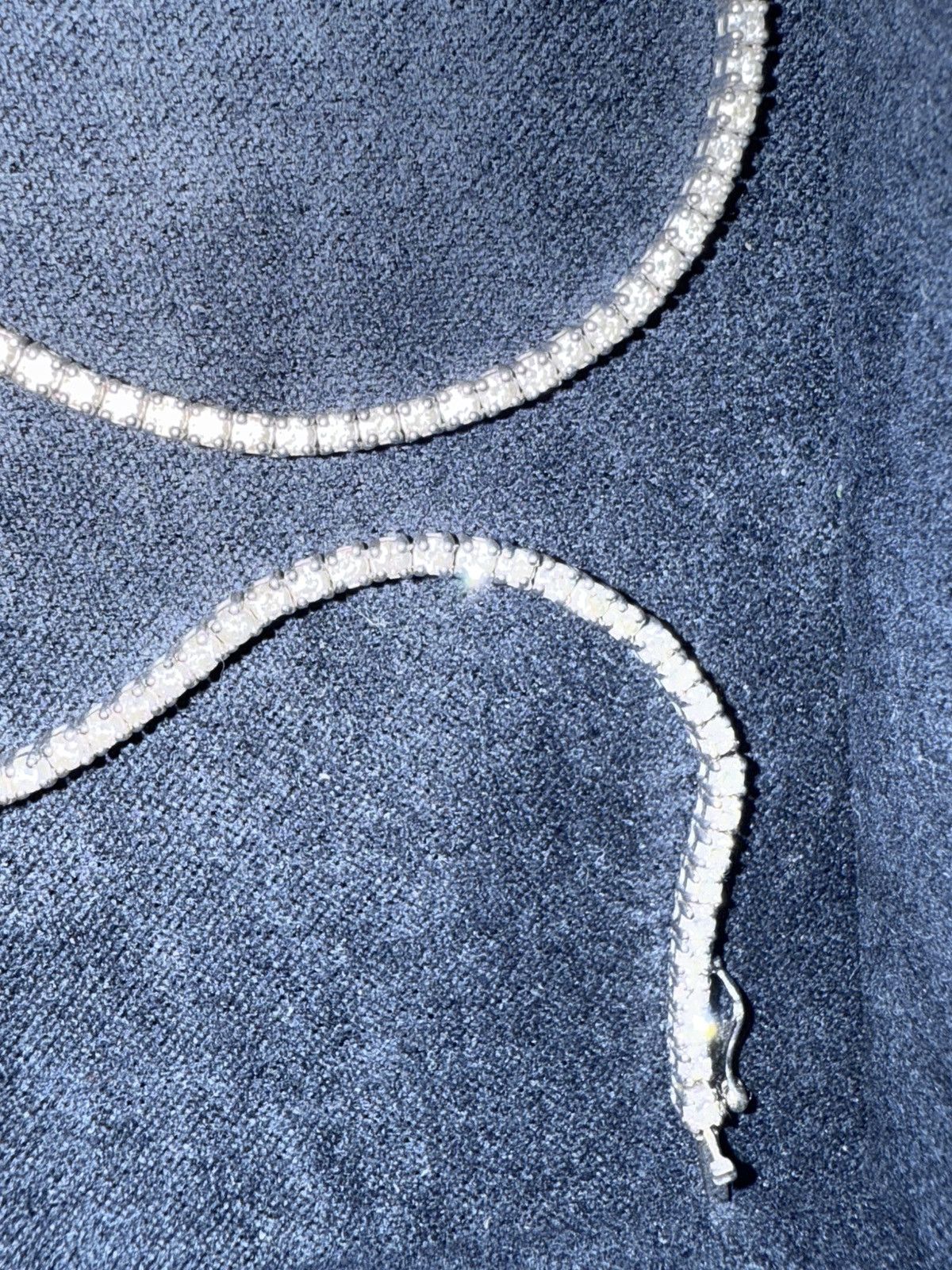 Other 2PT PRONG SET TENNIS NECKLACE 14K SOLID GOLD 5.50CTW Size ONE SIZE - 4 Thumbnail
