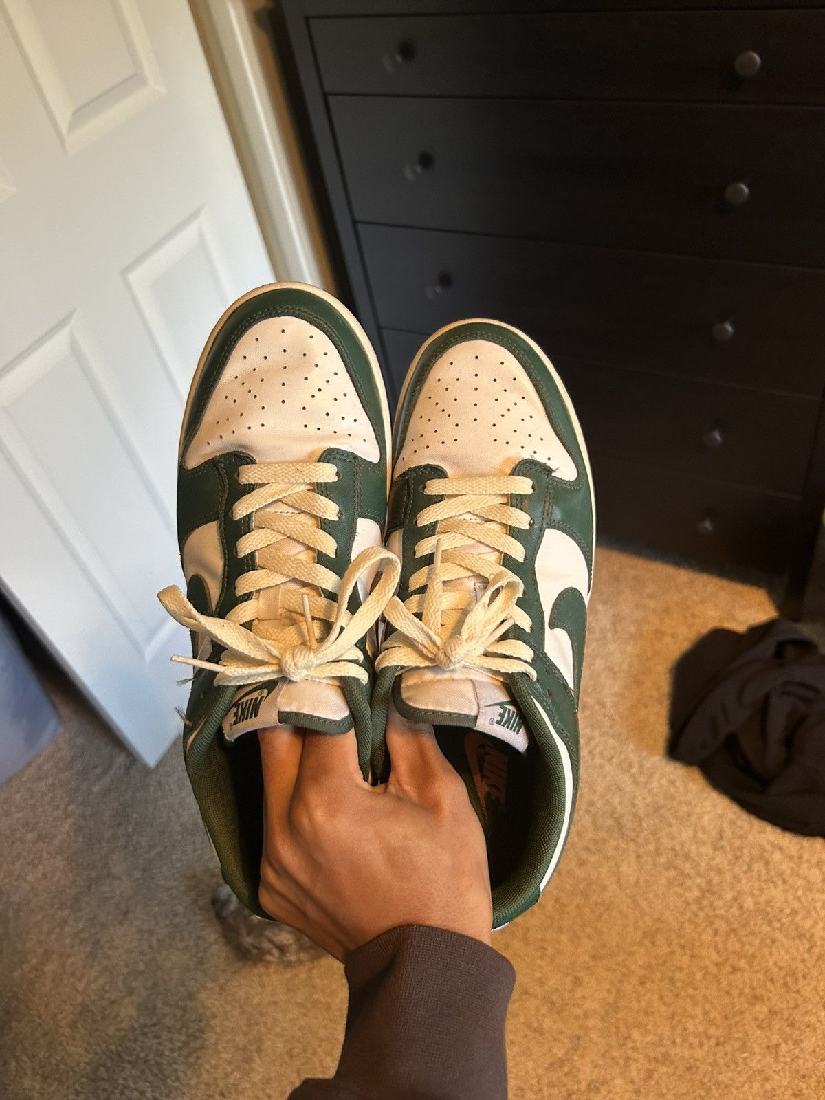 Nike Nike Dunk Low “Michigan State” Size US 9 / EU 42 - 2 Thumbnail