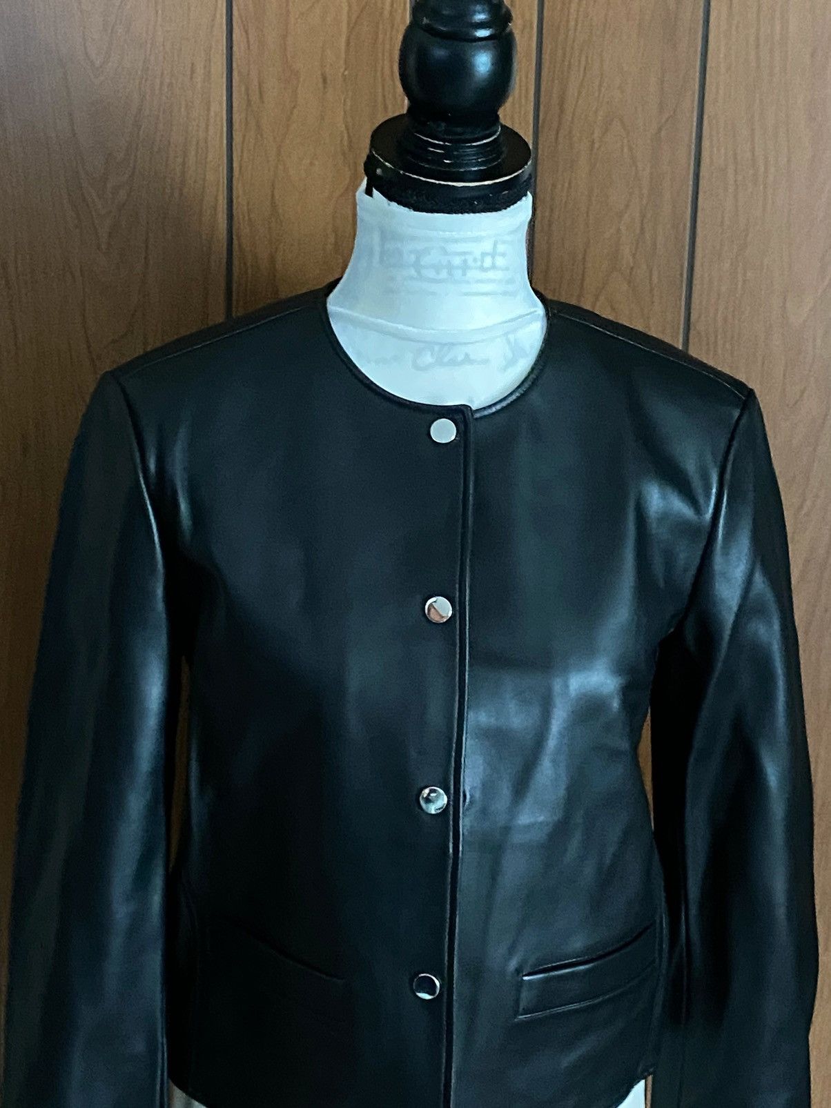 Theory Theory Leather Crop Jacket size 4 Size S / US 4 / IT 40 - 5 Thumbnail