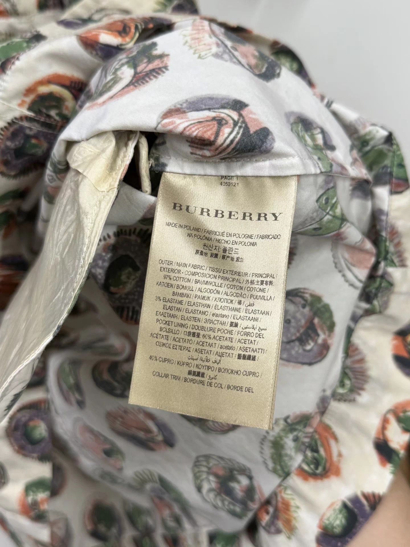 Burberry Burberry all over logo print women's 38 dress worn once Size S / US 4 / IT 40 - 6 Thumbnail