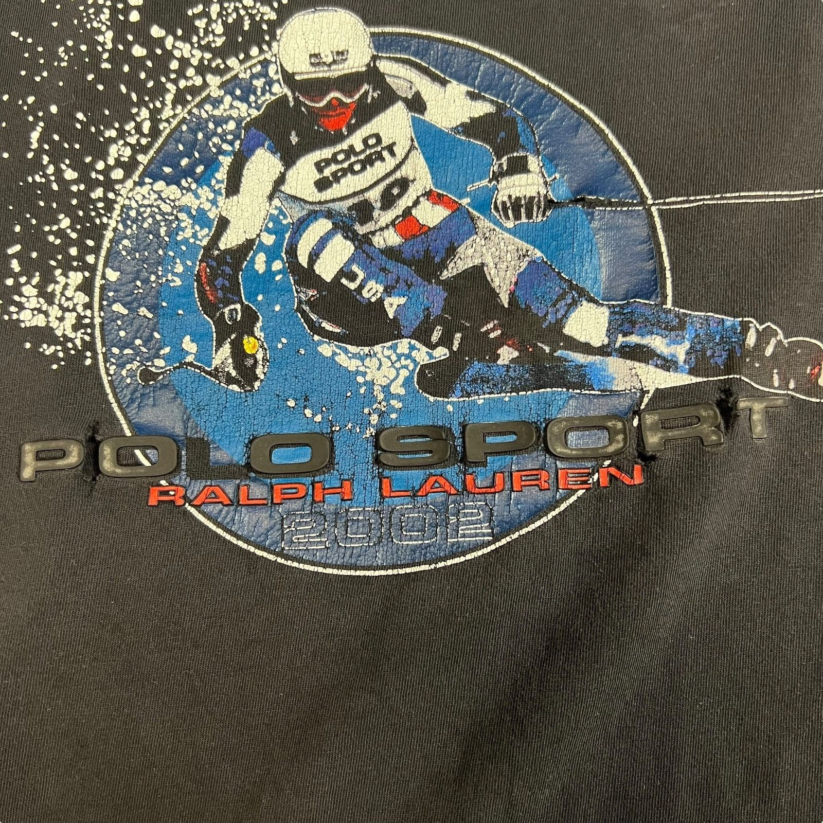 Polo Ralph Lauren × Vintage Vintage 2002 Polo Sport Ralph Lauren RL67 skier worn tee Size US XXL / EU 58 / 5 - 6 Thumbnail
