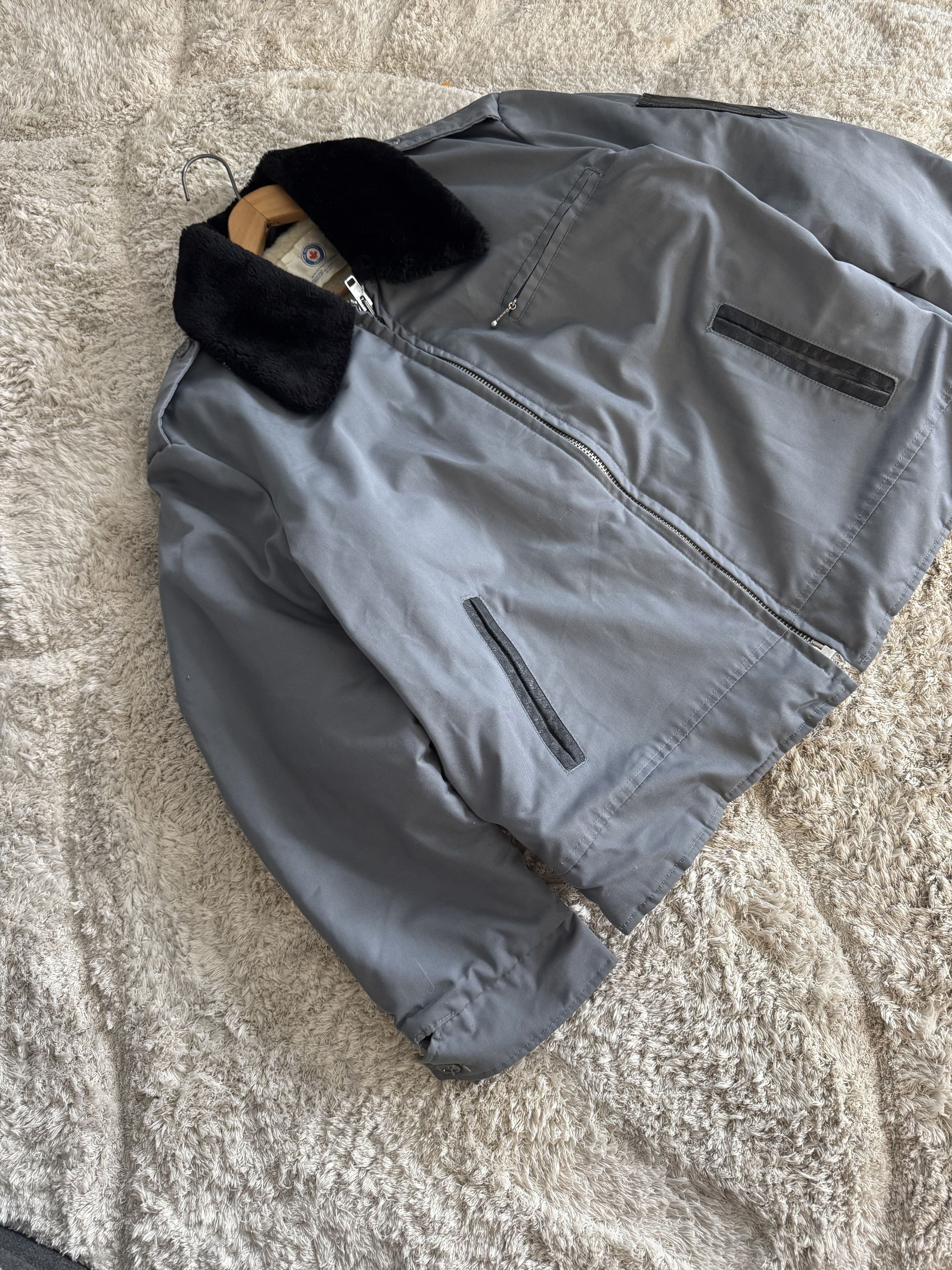 Vintage Vintage 80s Saint Hill Sherpa Lined cotton Flight Jacket Size US XL / EU 56 / 4 - 2 Thumbnail