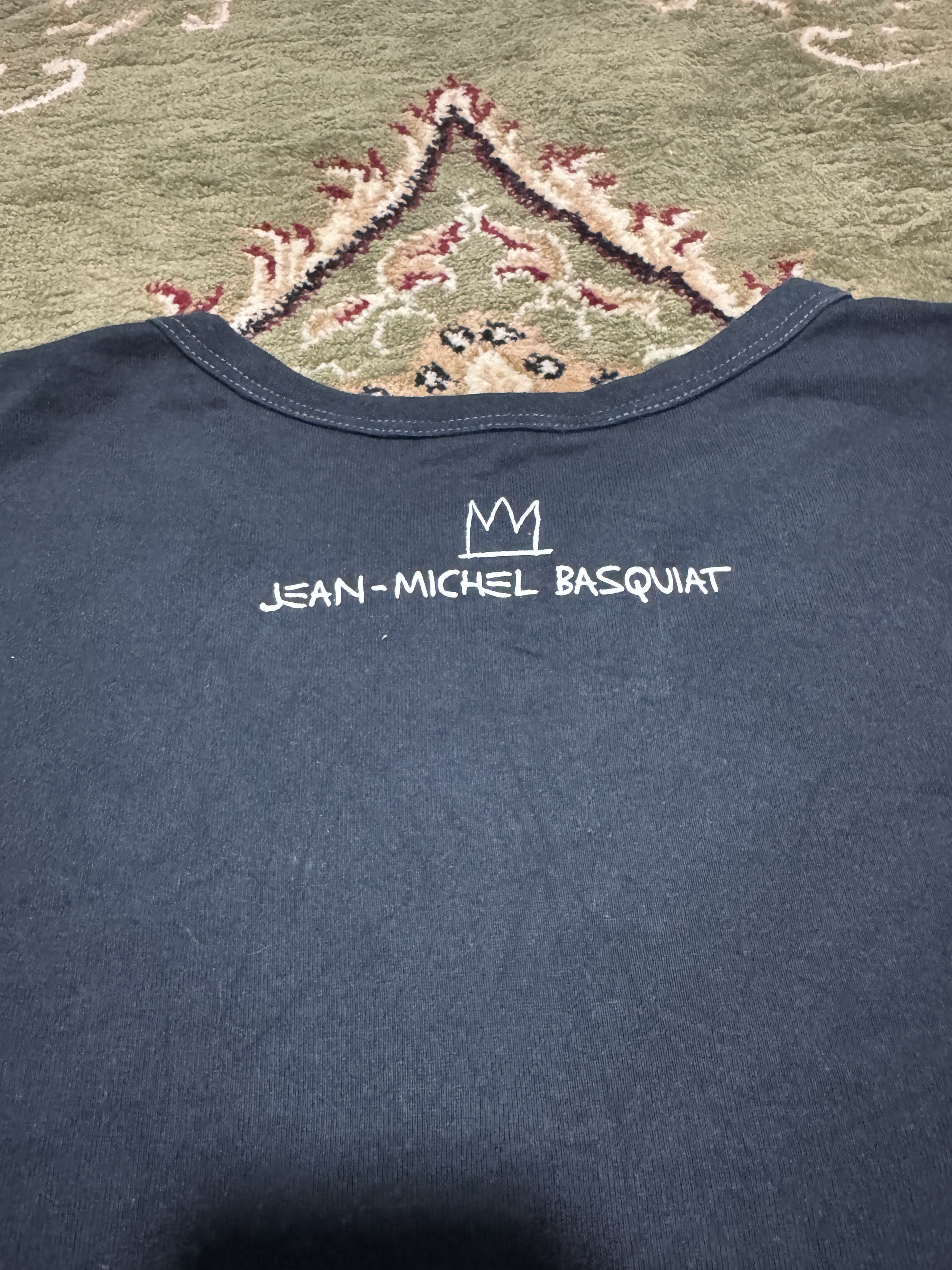 Jean-Michel Basquiat × Uniqlo × Vintage Vintage Jean Michel Basquiat Who Is This Man Pop Art T shirt Size US XL / EU 56 / 4 - 6 Thumbnail