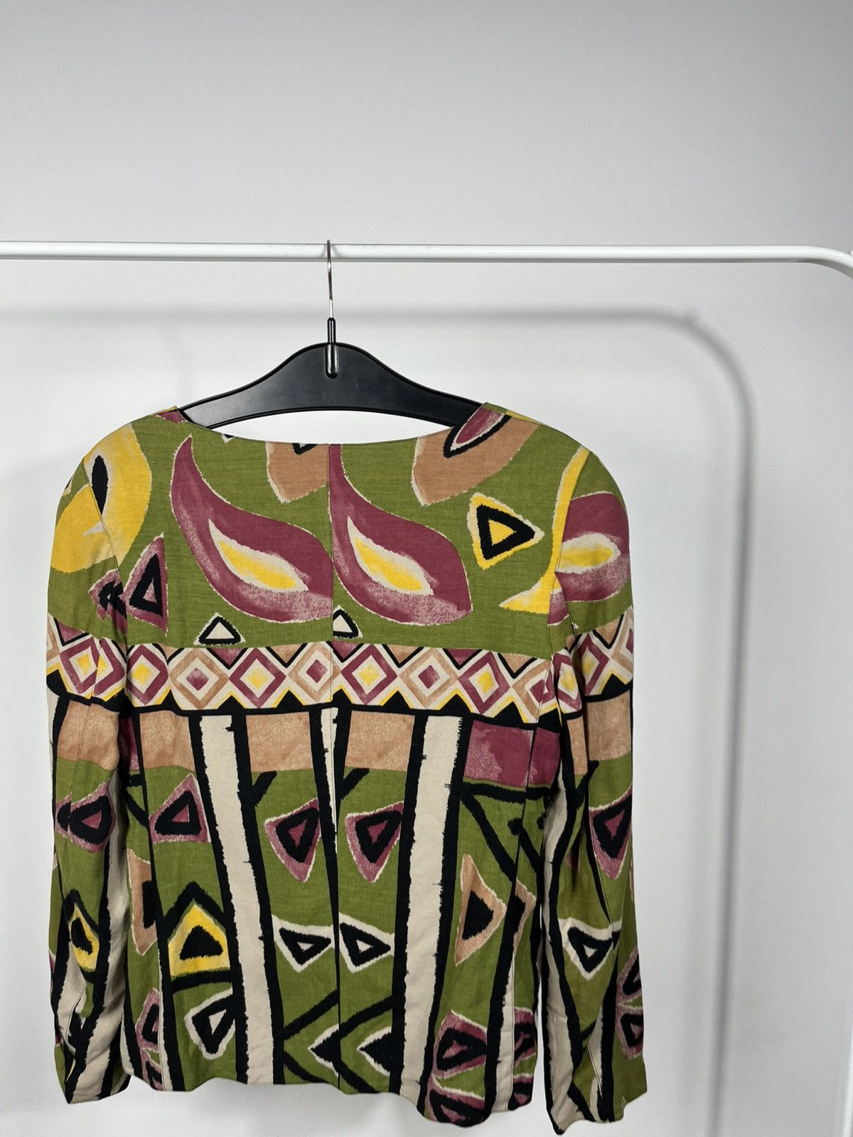 Wolford Wolford Vintage Abstract Blouse UK 12 Made in Austria Size M / US 6-8 / IT 42-44 - 13 Thumbnail