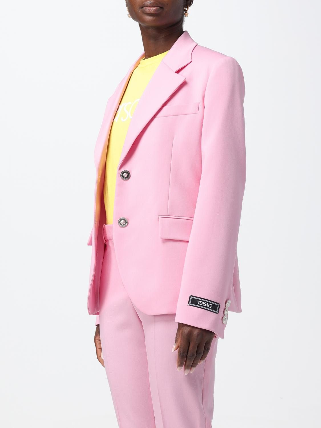 Versace o1y0226 Blazer in Pink Size S / US 4 / IT 40 - 4 Thumbnail