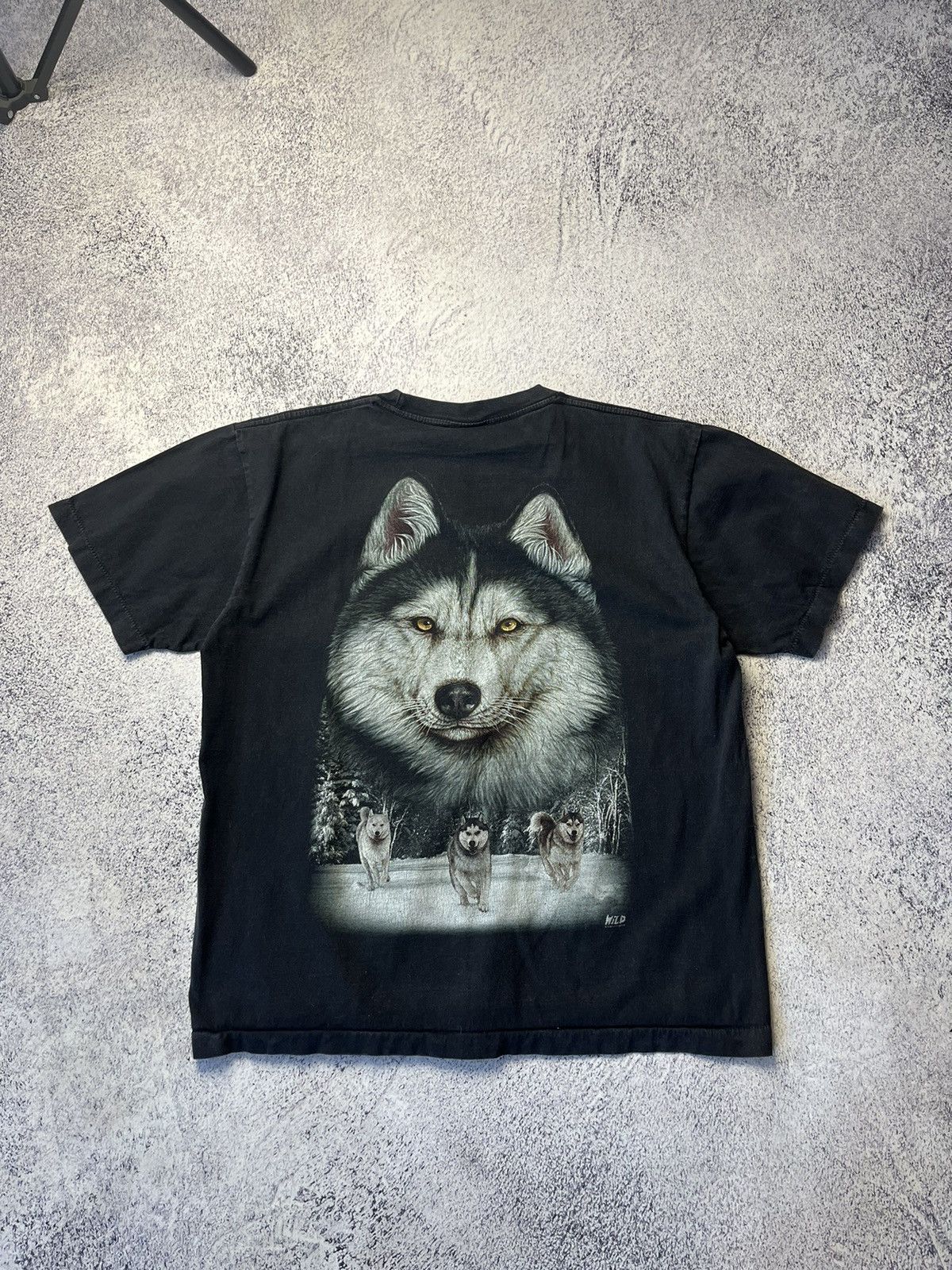 Vintage Vintage Wolf streetwear animal tee size L Size US L / EU 52-54 / 3 - 12 Thumbnail