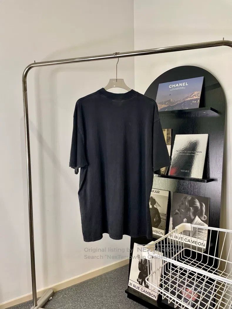 Balenciaga Balenciaga Heart Letter Pattern Printed Round Neck Casual Size US S / EU 44-46 / 1 - 2 Thumbnail